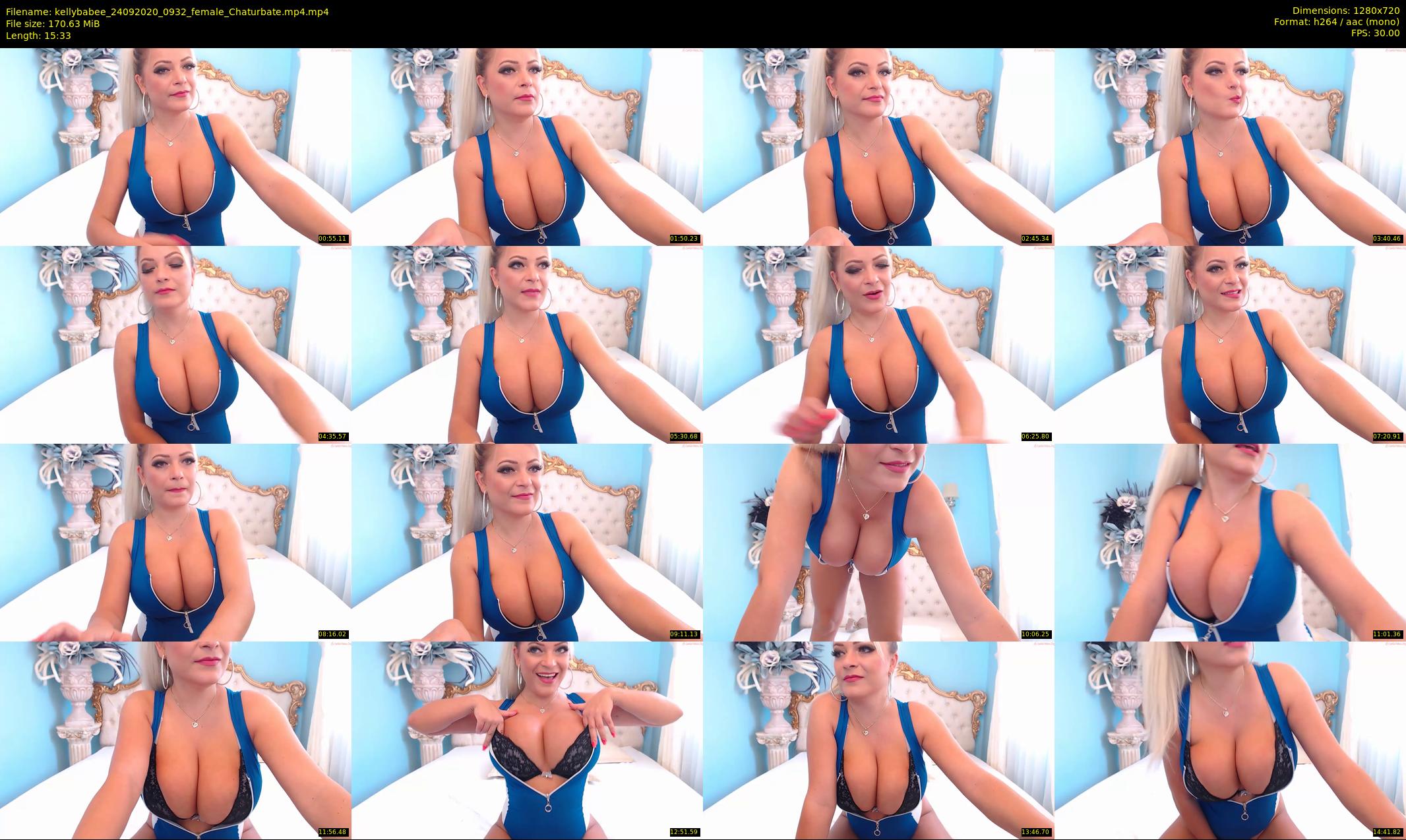 kellybabee — 16 minute Chaturbate female cam show recording, 720p, Sep 24, 2020