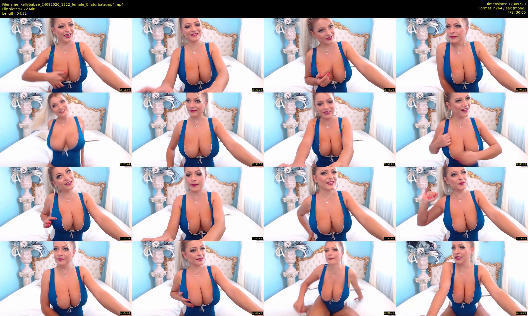 kellybabee — 5 minute Chaturbate female cam show recording, 720p, Sep 24, 2020