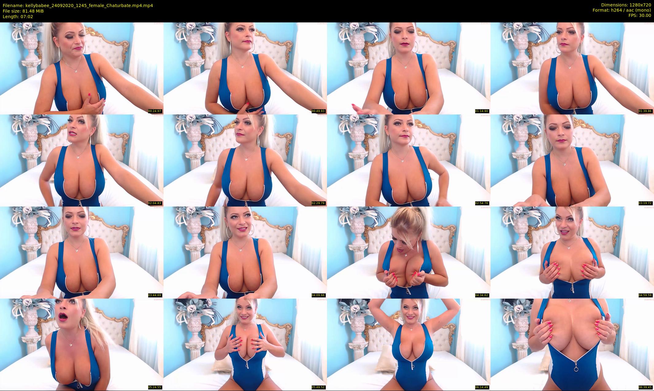 kellybabee — 8 minute Chaturbate female cam show recording, 720p, Sep 24, 2020