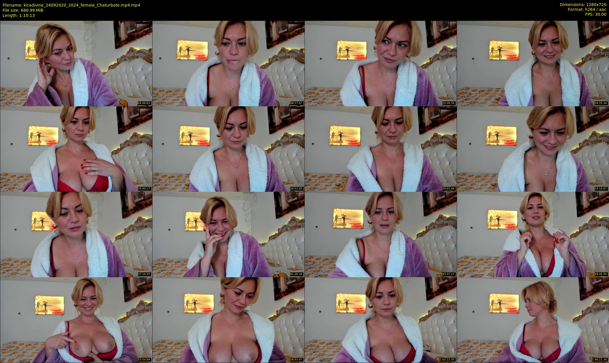 kiradivine — 71 minute Chaturbate female cam show recording, 720p, Sep 24, 2020