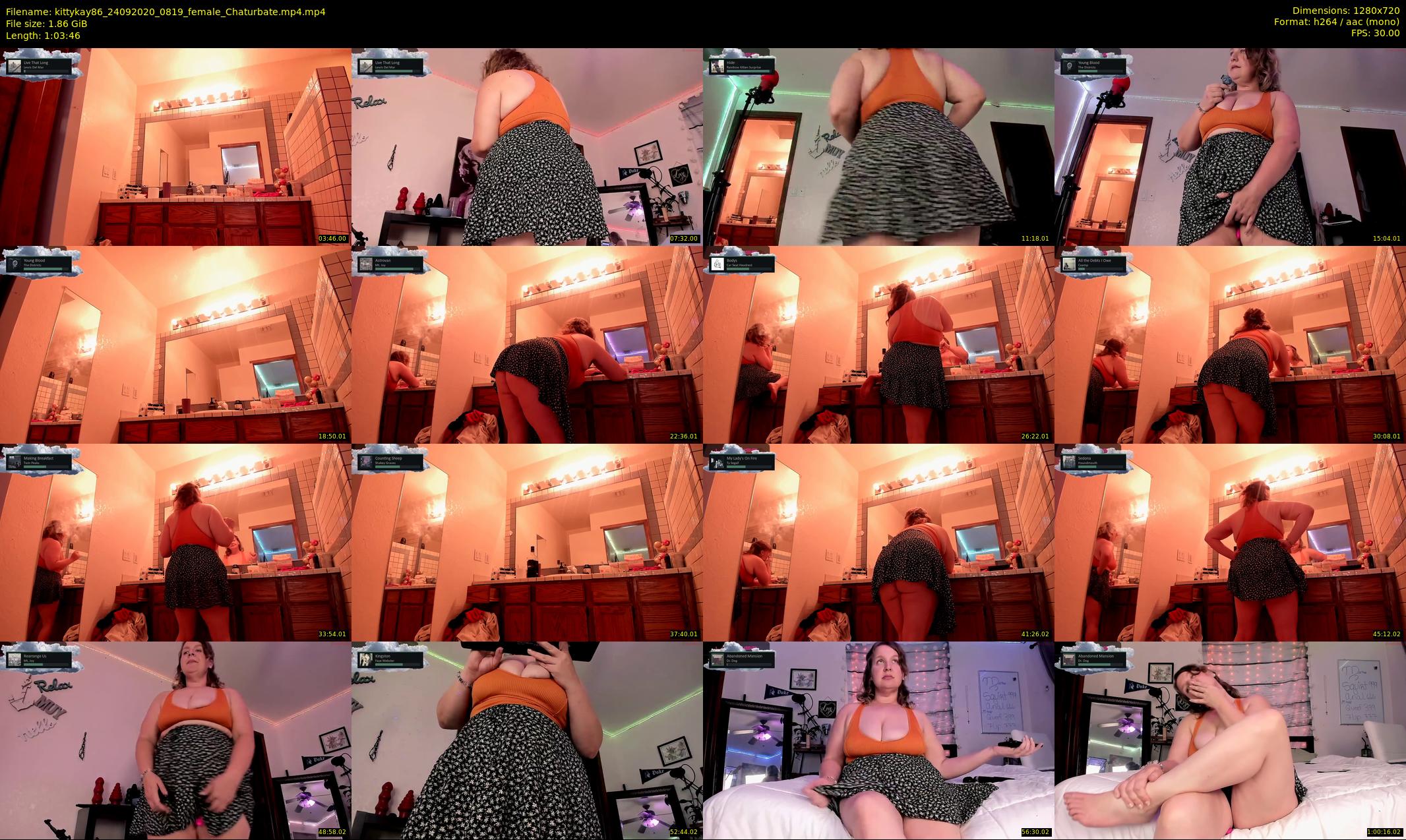 kittykay86 — 64 minute Chaturbate female cam show recording, 720p, Sep 24, 2020