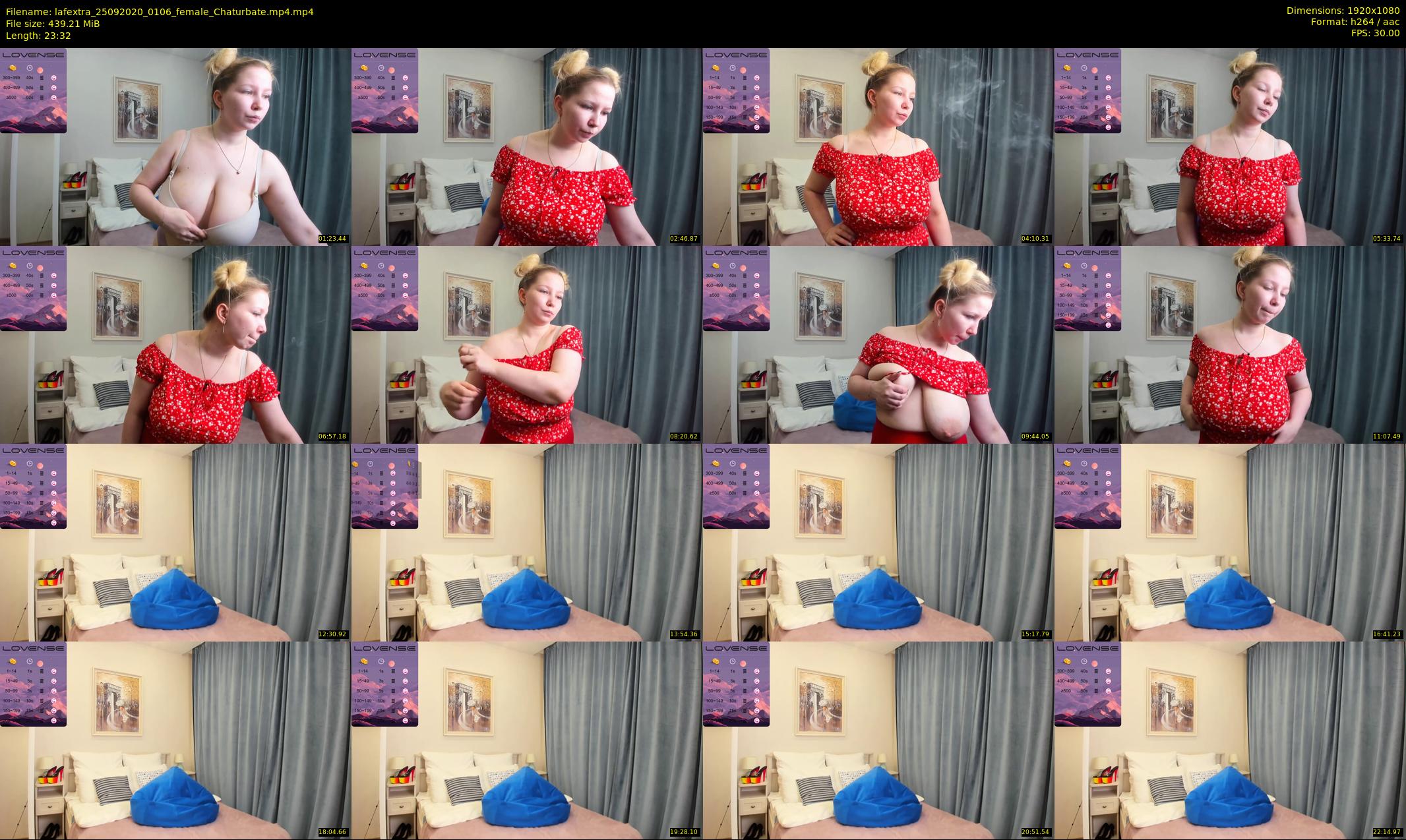 lafextra — 24 minute Chaturbate female cam show recording, 1080p, Sep 25, 2020