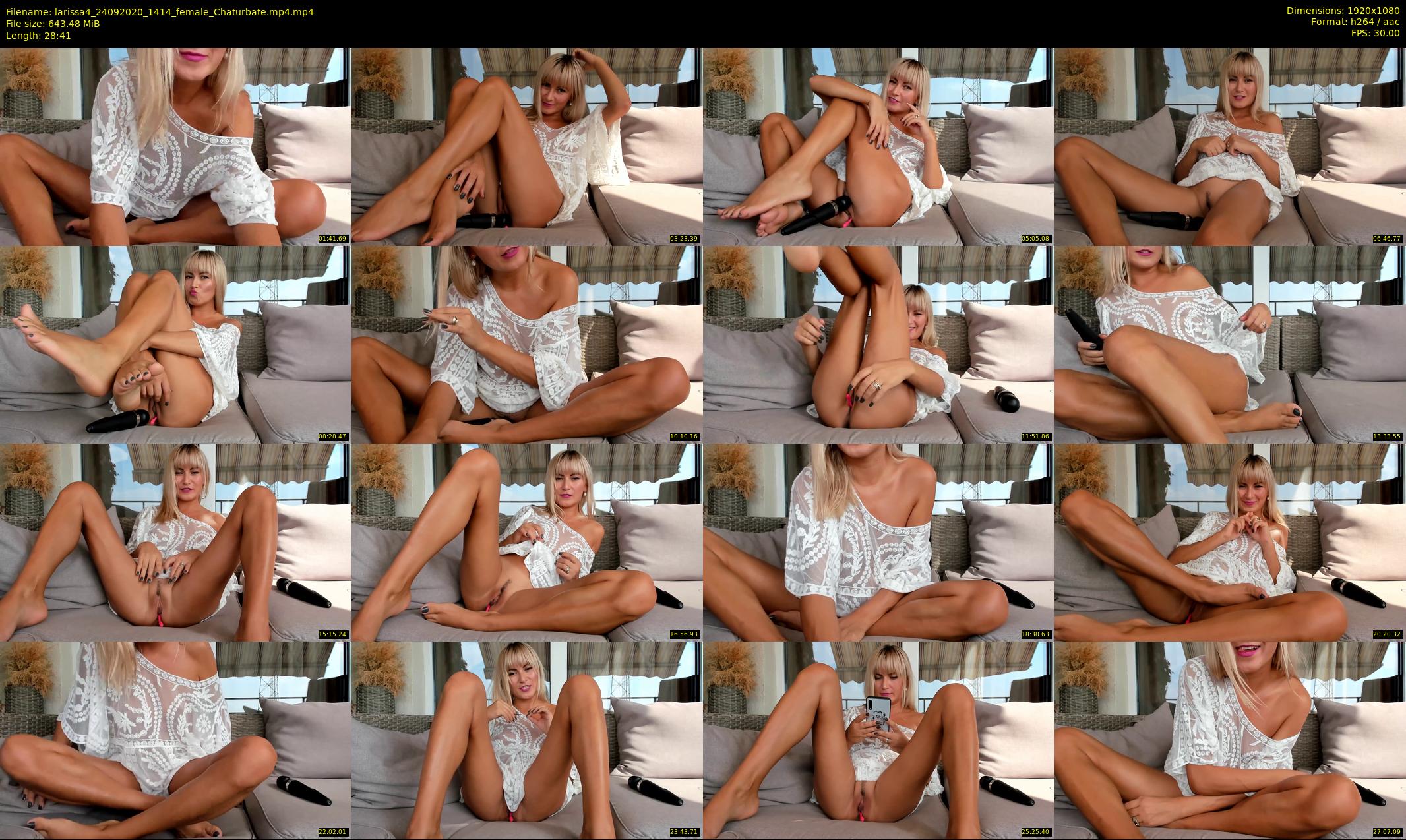 larissa4 — 29 minute Chaturbate female cam show recording, 1080p, Sep 24, 2020
