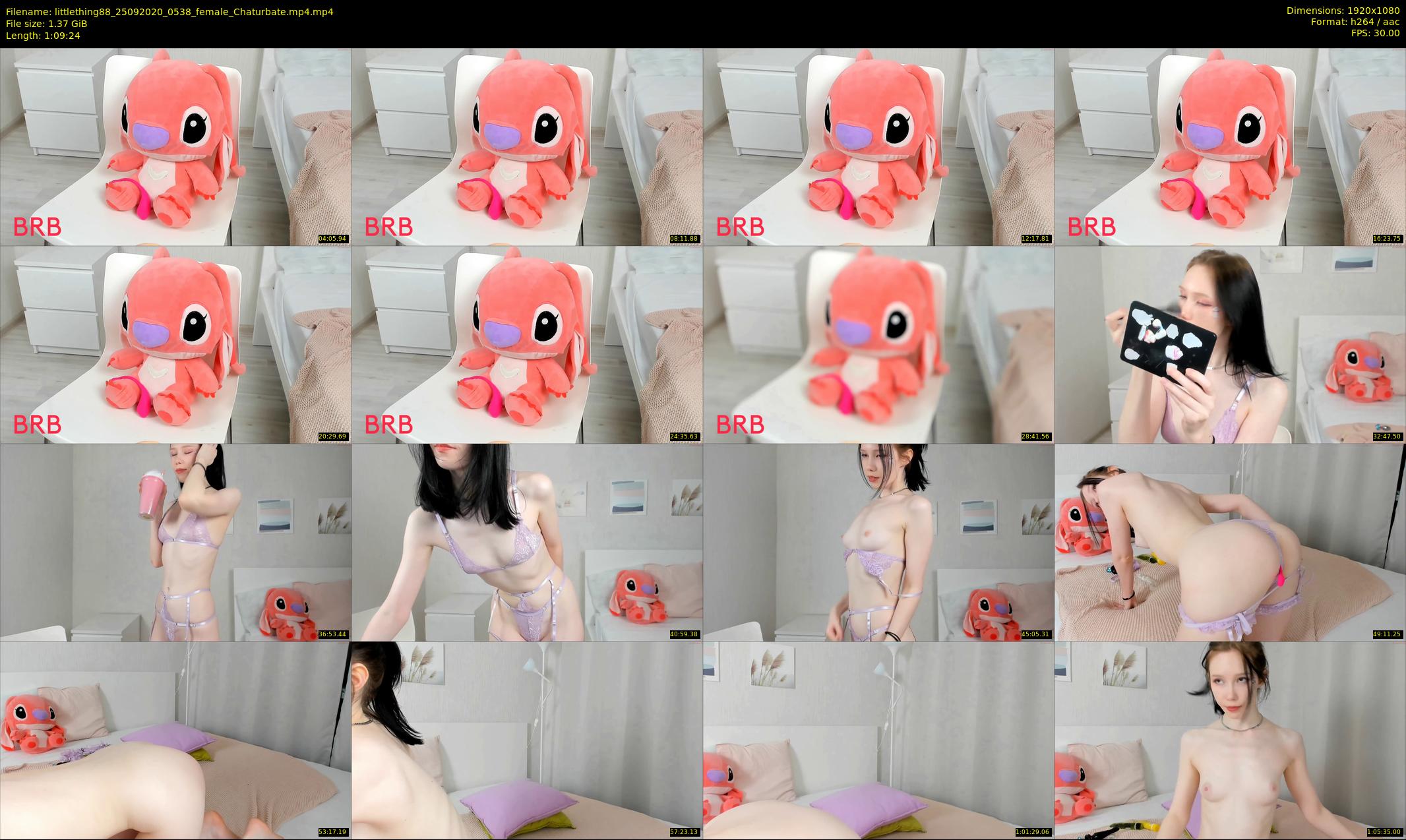 littlething88 — 70 minute Chaturbate female cam show recording, 1080p, Sep 25, 2020