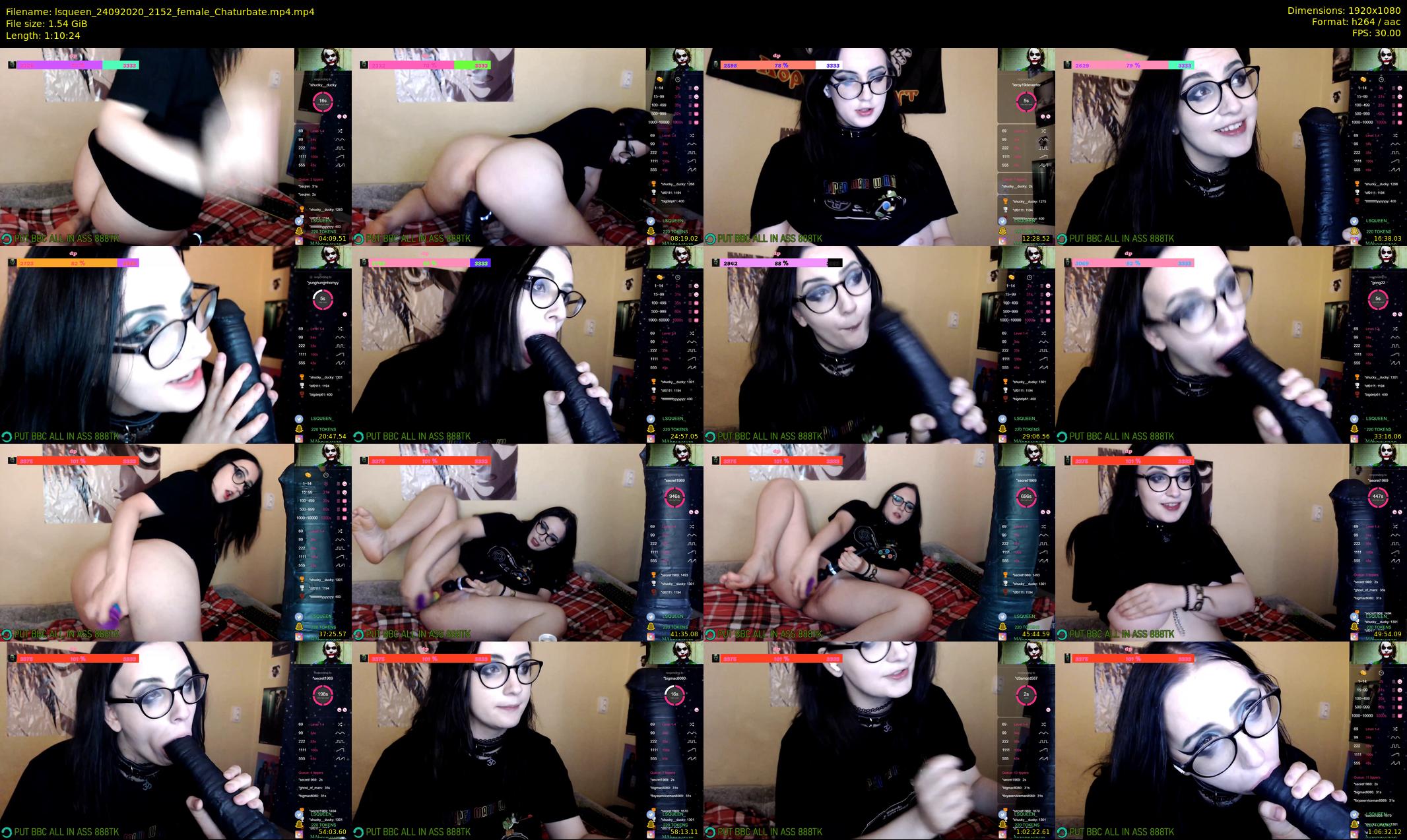 lsqueen — 71 minute Chaturbate female cam show recording, 1080p, Sep 24, 2020