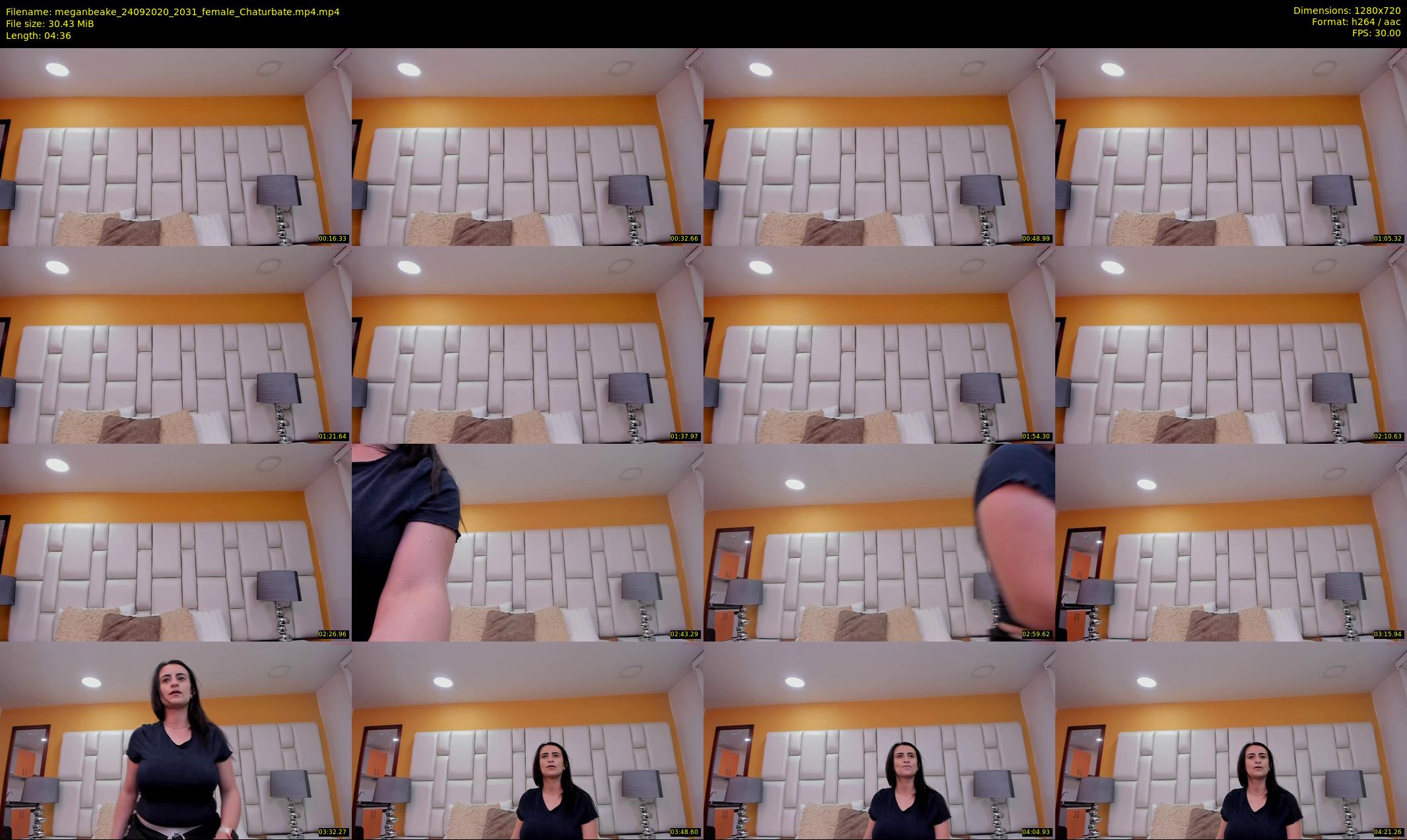 meganbeake — 5 minute Chaturbate female cam show recording, 720p, Sep 24, 2020
