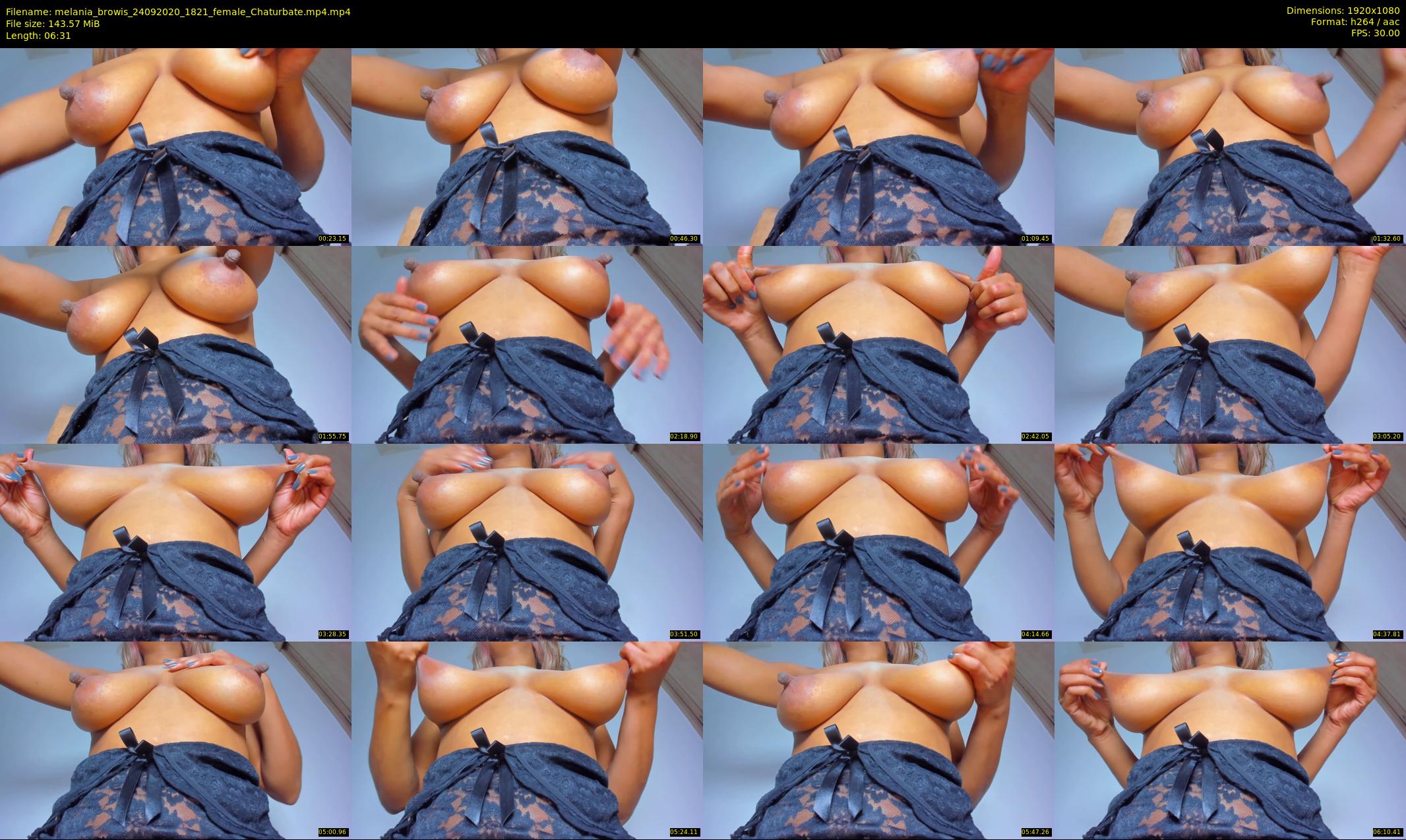melania_browis — 7 minute Chaturbate female cam show recording, 1080p, Sep 24, 2020