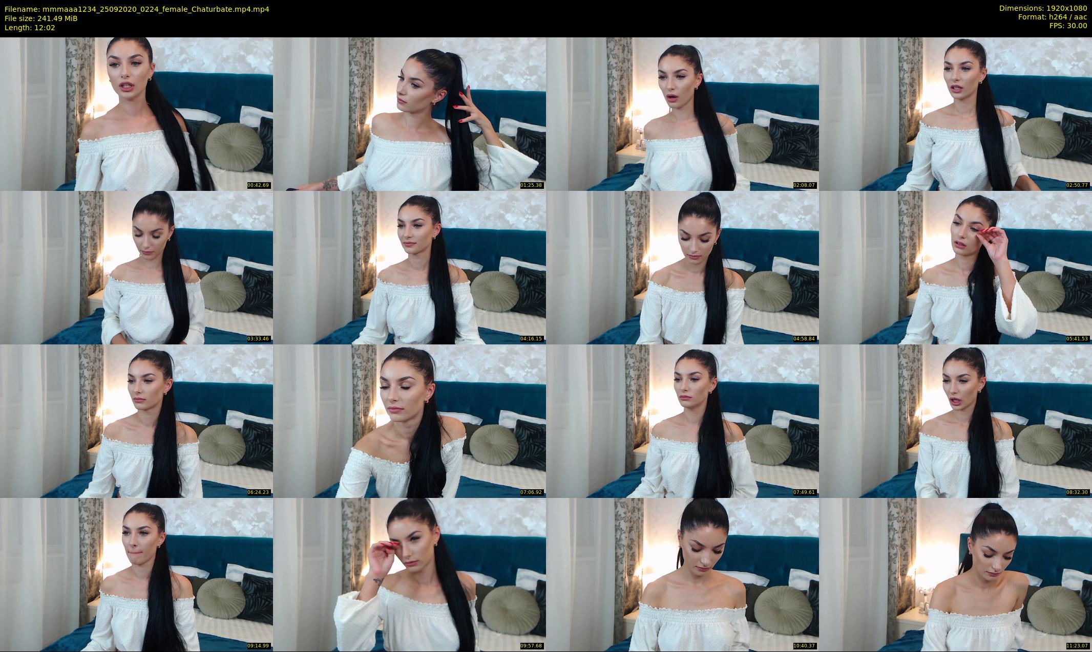 mmmaaa1234 — 13 minute Chaturbate female cam show recording, 1080p, Sep 25, 2020