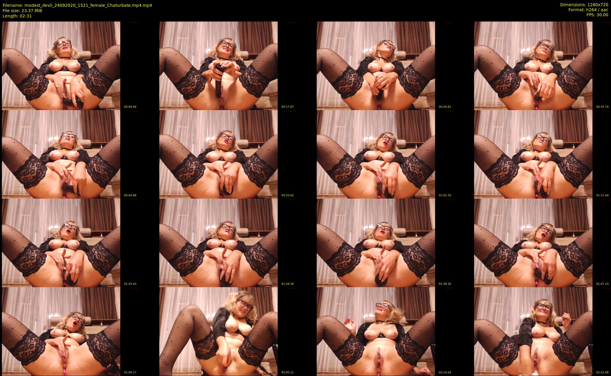 modest_devil — 3 minute Chaturbate female cam show recording, 720p, Sep 24, 2020