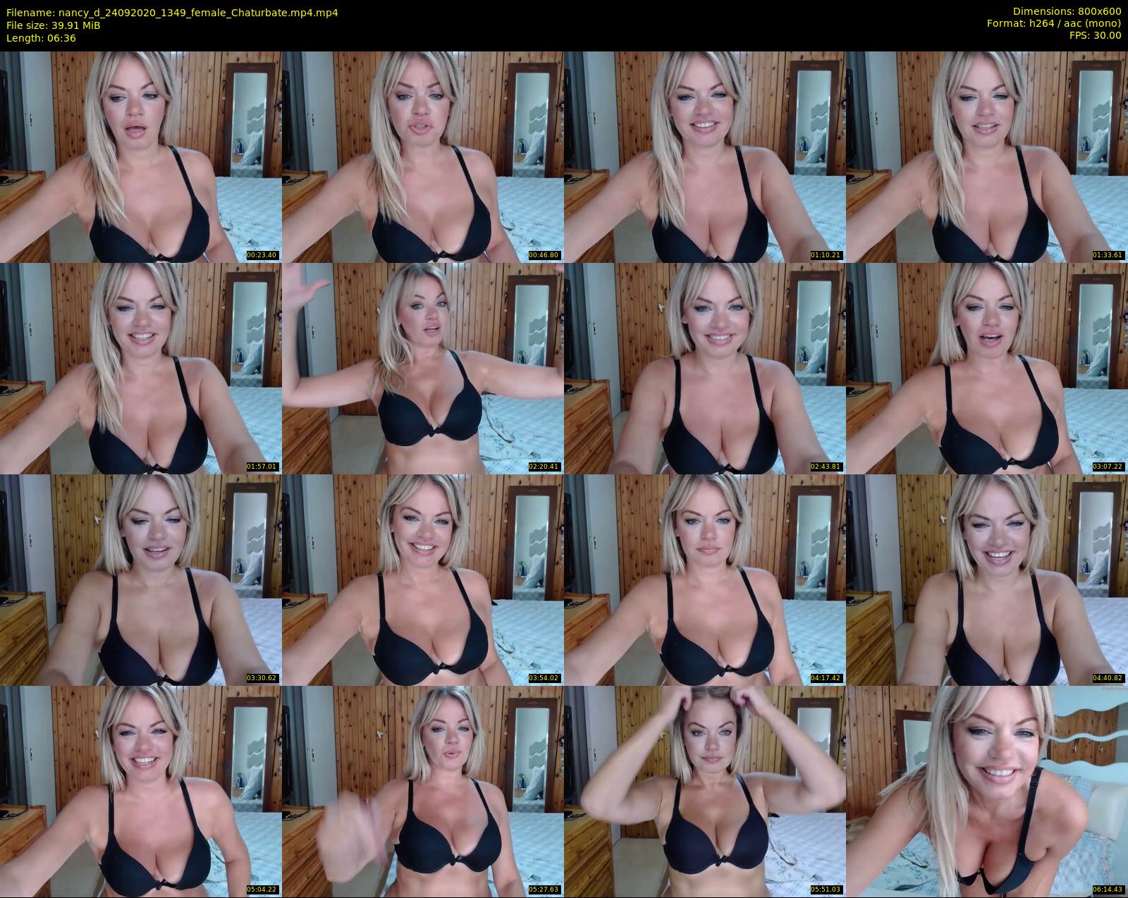 nancy_d — 7 minute Chaturbate female cam show recording, 480p, Sep 24, 2020