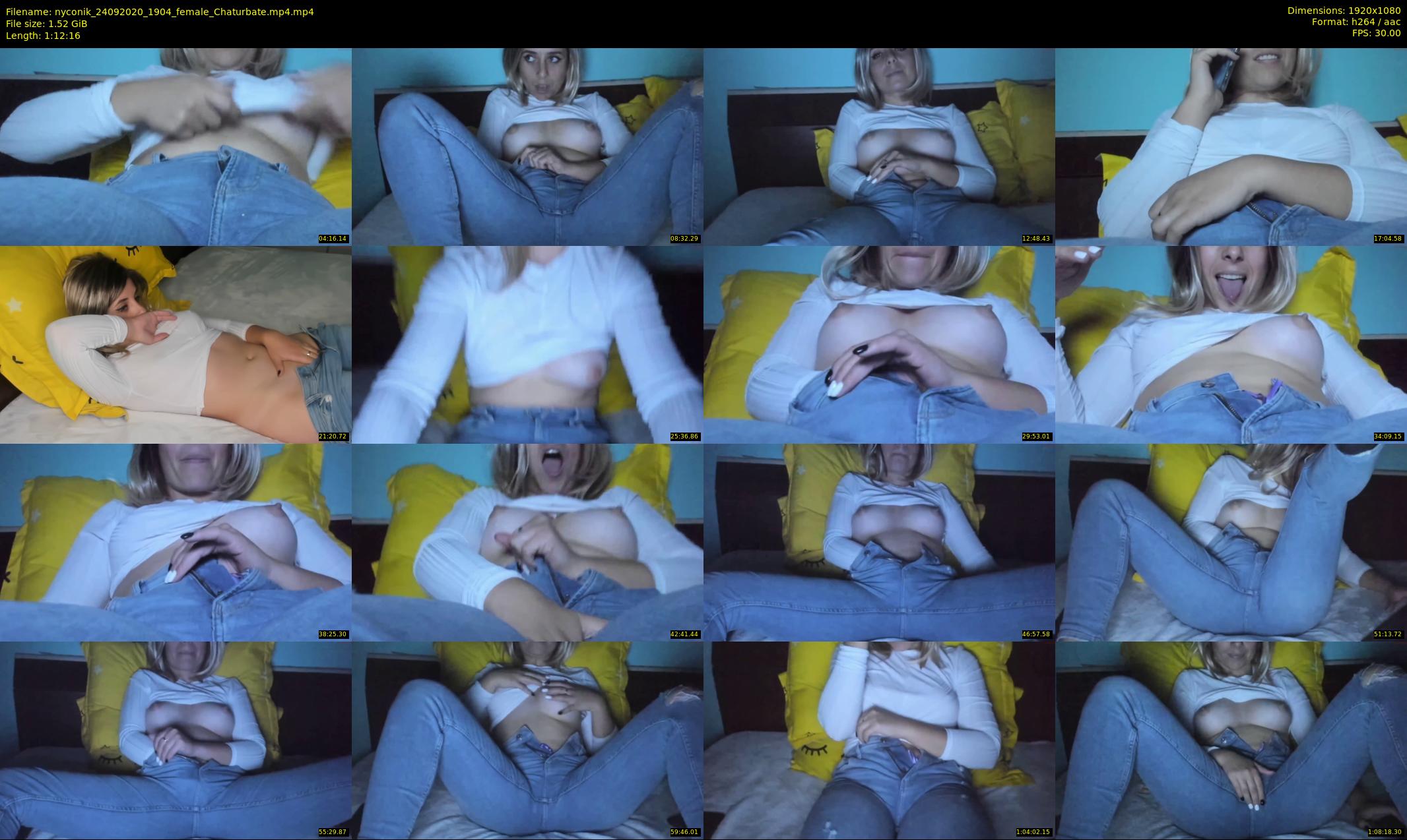 nyconik — 73 minute Chaturbate female cam show recording, 1080p, Sep 24, 2020