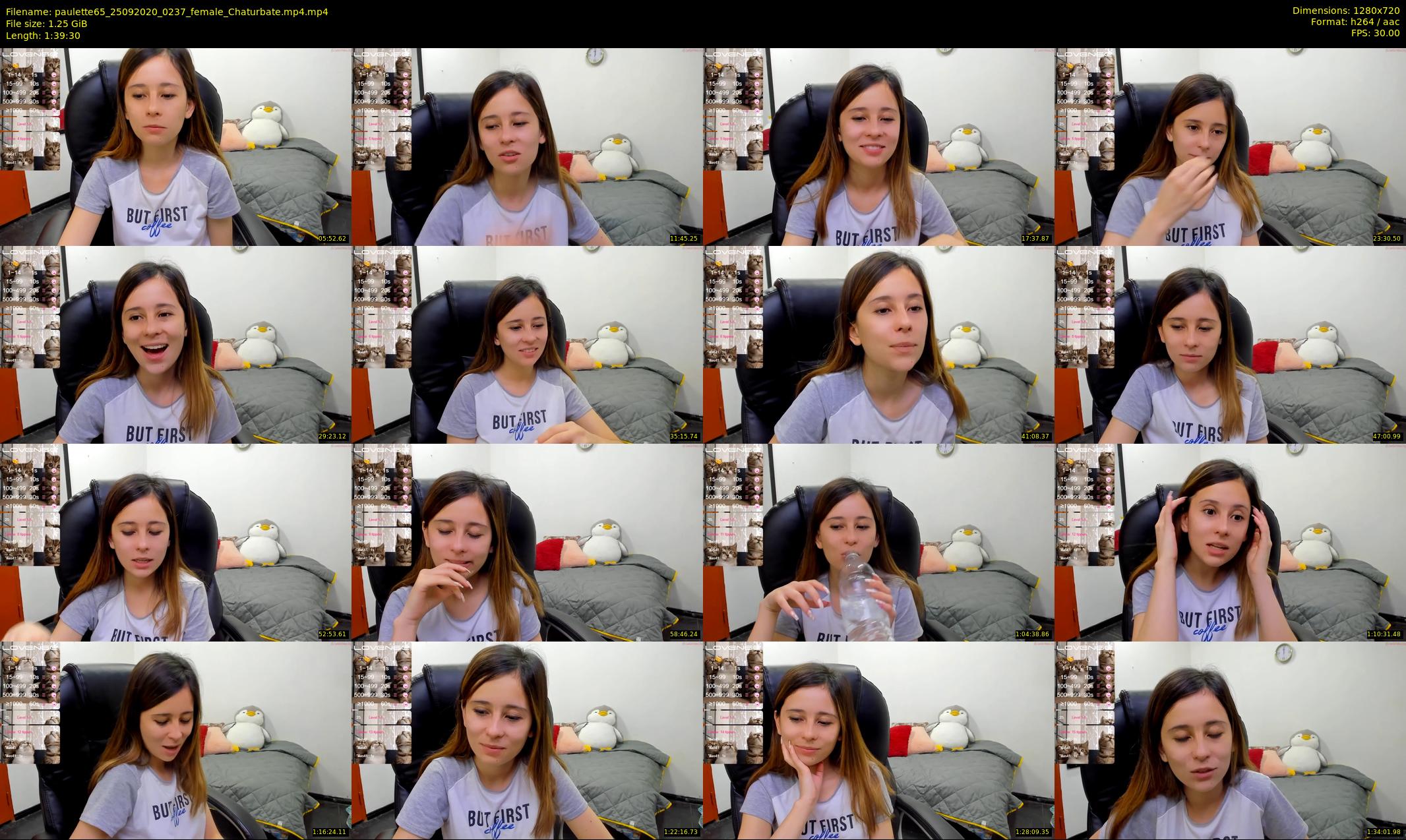 paulette65 — 100 minute Chaturbate female cam show recording, 720p, Sep 25, 2020