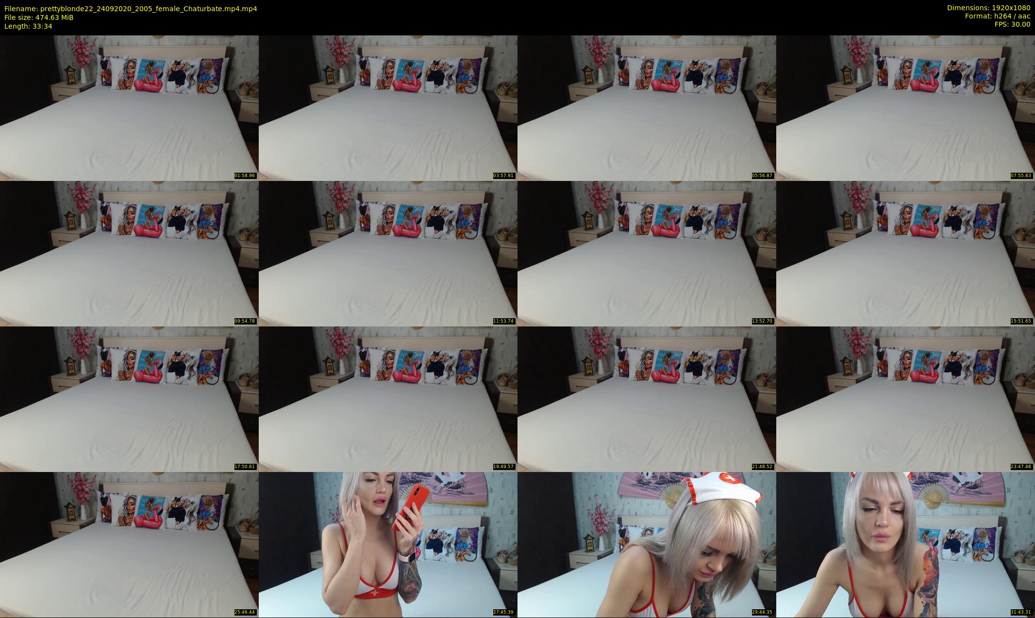 prettyblonde22 — 34 minute Chaturbate female cam show recording, 1080p, Sep 24, 2020