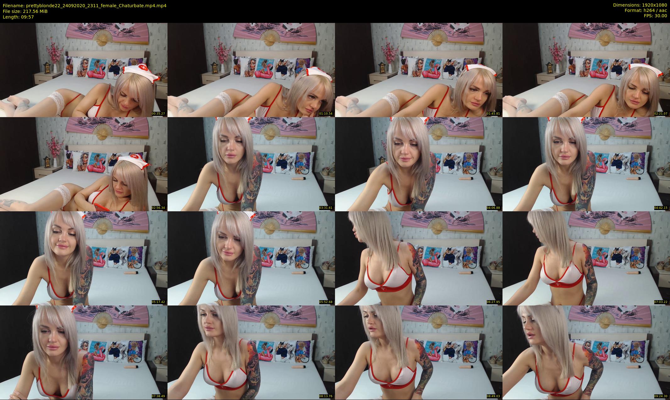 prettyblonde22 — 10 minute Chaturbate female cam show recording, 1080p, Sep 24, 2020