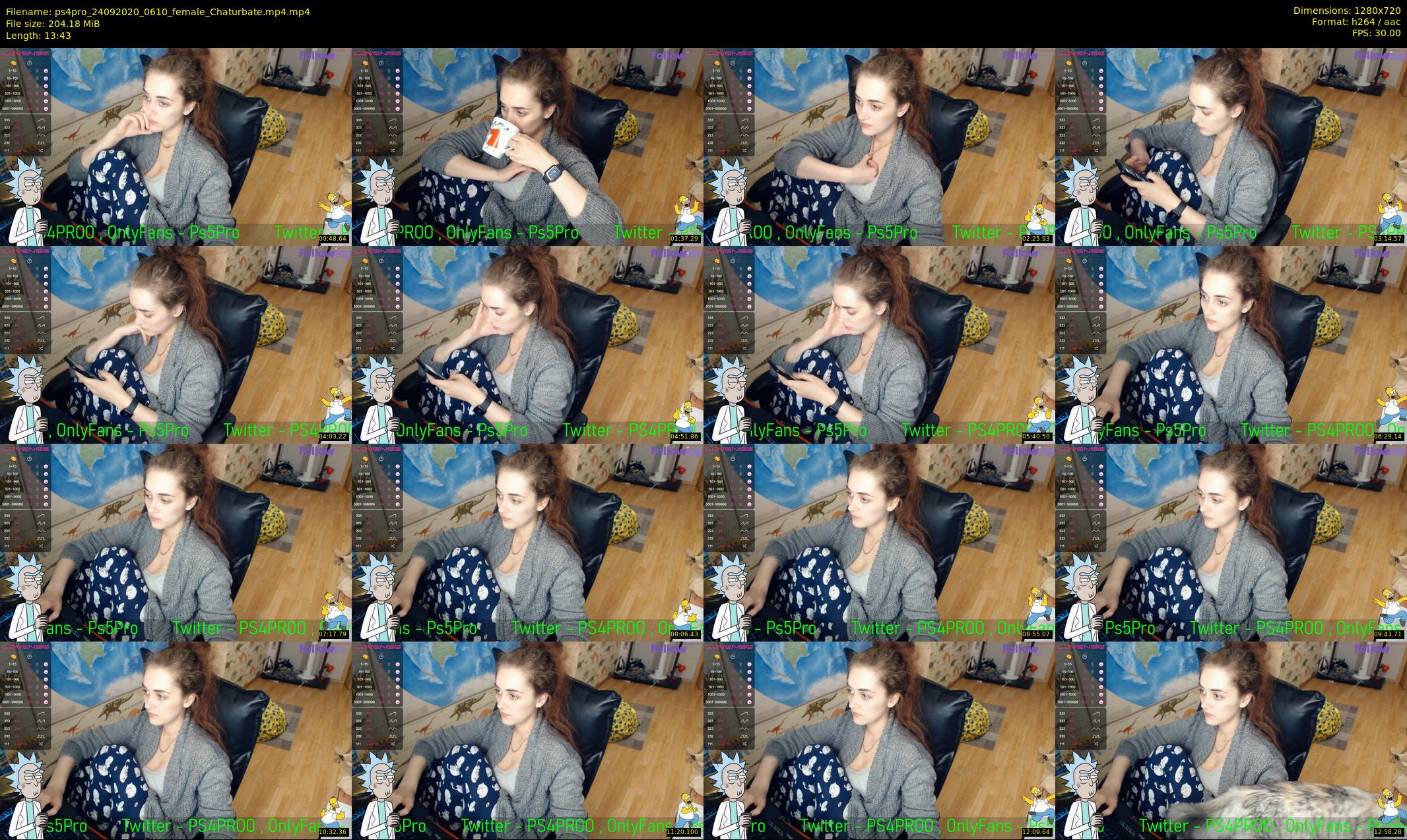 ps4pro — 14 minute Chaturbate female cam show recording, 720p, Sep 24, 2020