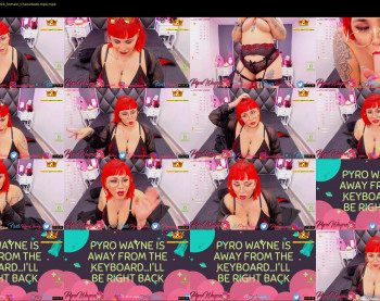pyrowayne — 59 minute Chaturbate female cam show recording, 720p, Sep 25, 2020