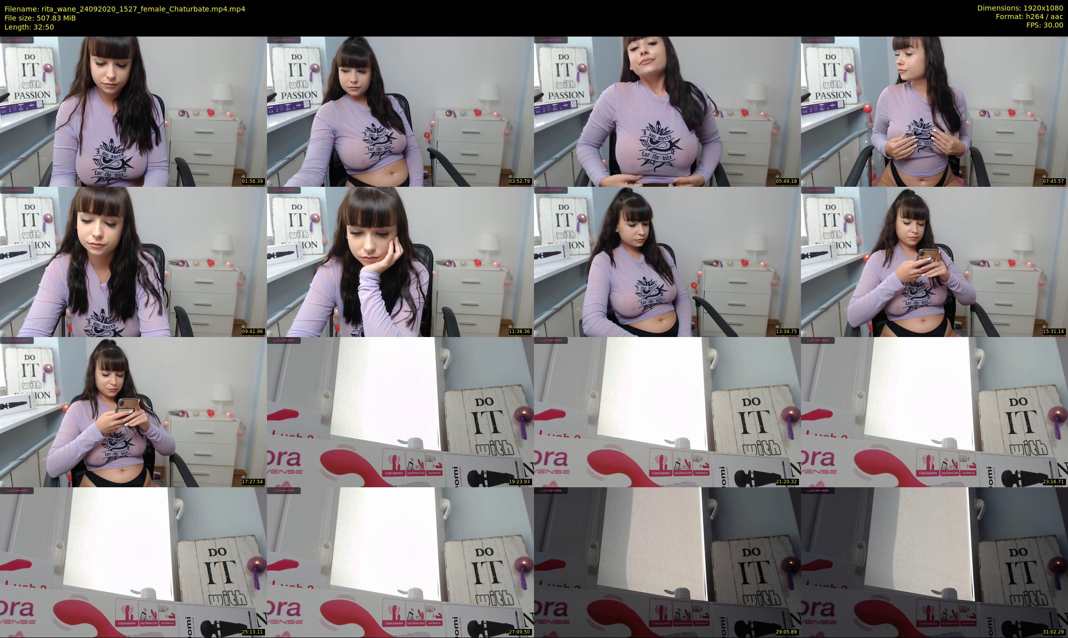 rita_wane — 33 minute Chaturbate female cam show recording, 1080p, Sep 24, 2020
