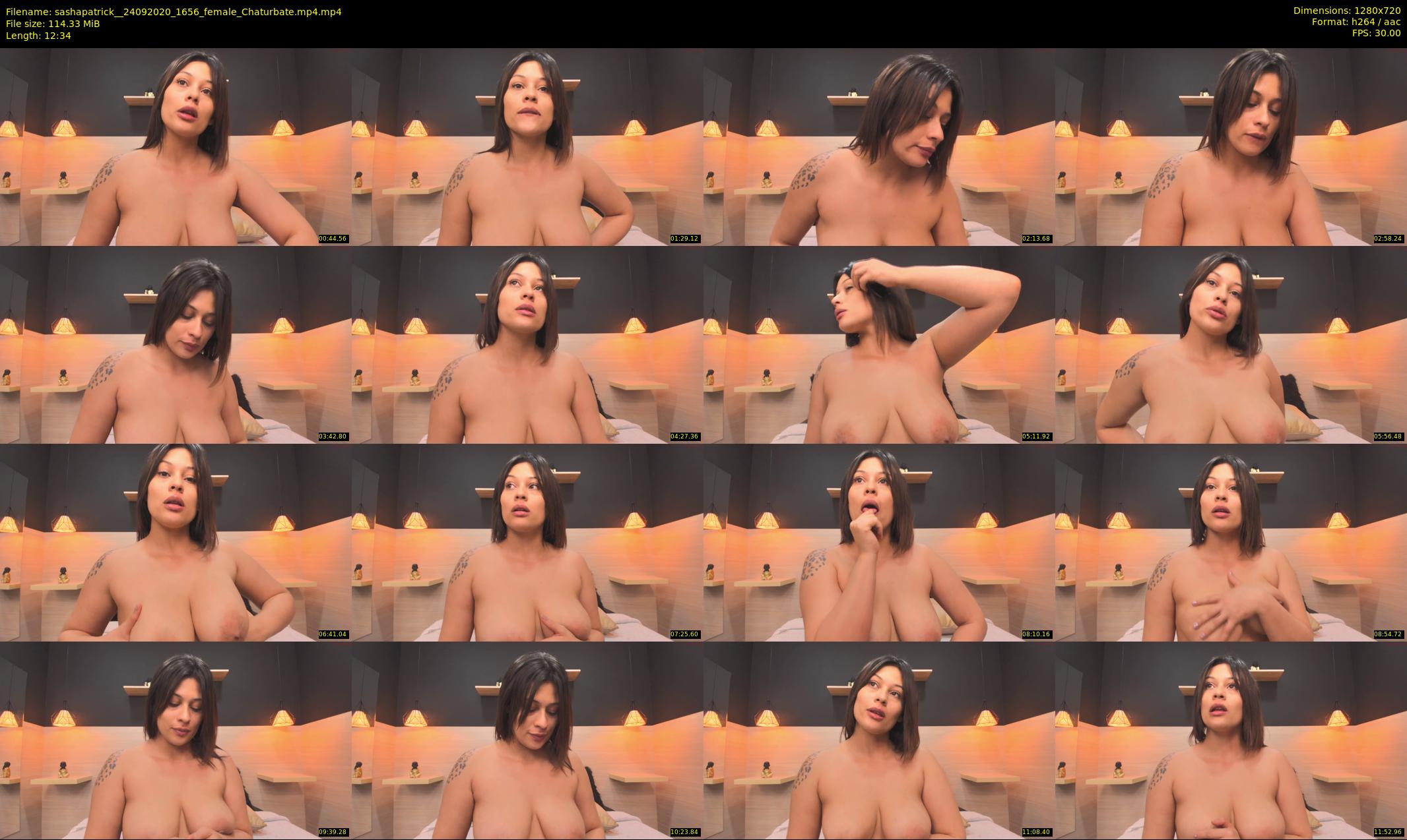 sashapatrick_ — 13 minute Chaturbate female cam show recording, 720p, Sep 24, 2020