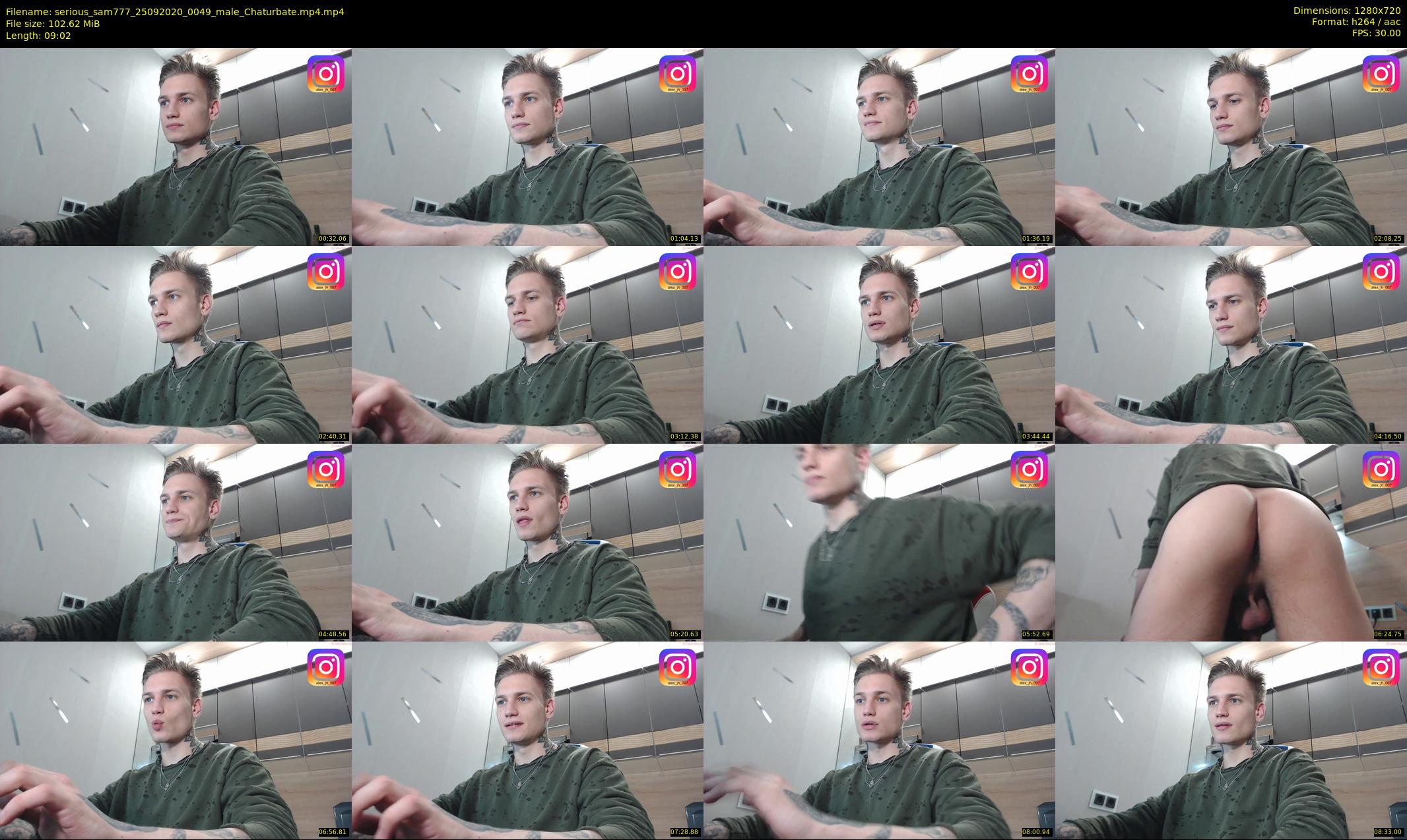 serious_sam777 — 10 minute Chaturbate male cam show recording, 720p, Sep 25, 2020