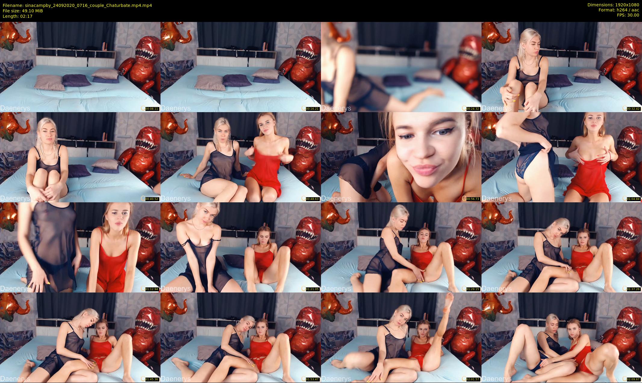 sinacampby — 3 minute Chaturbate couple cam show recording, 1080p, Sep 24, 2020
