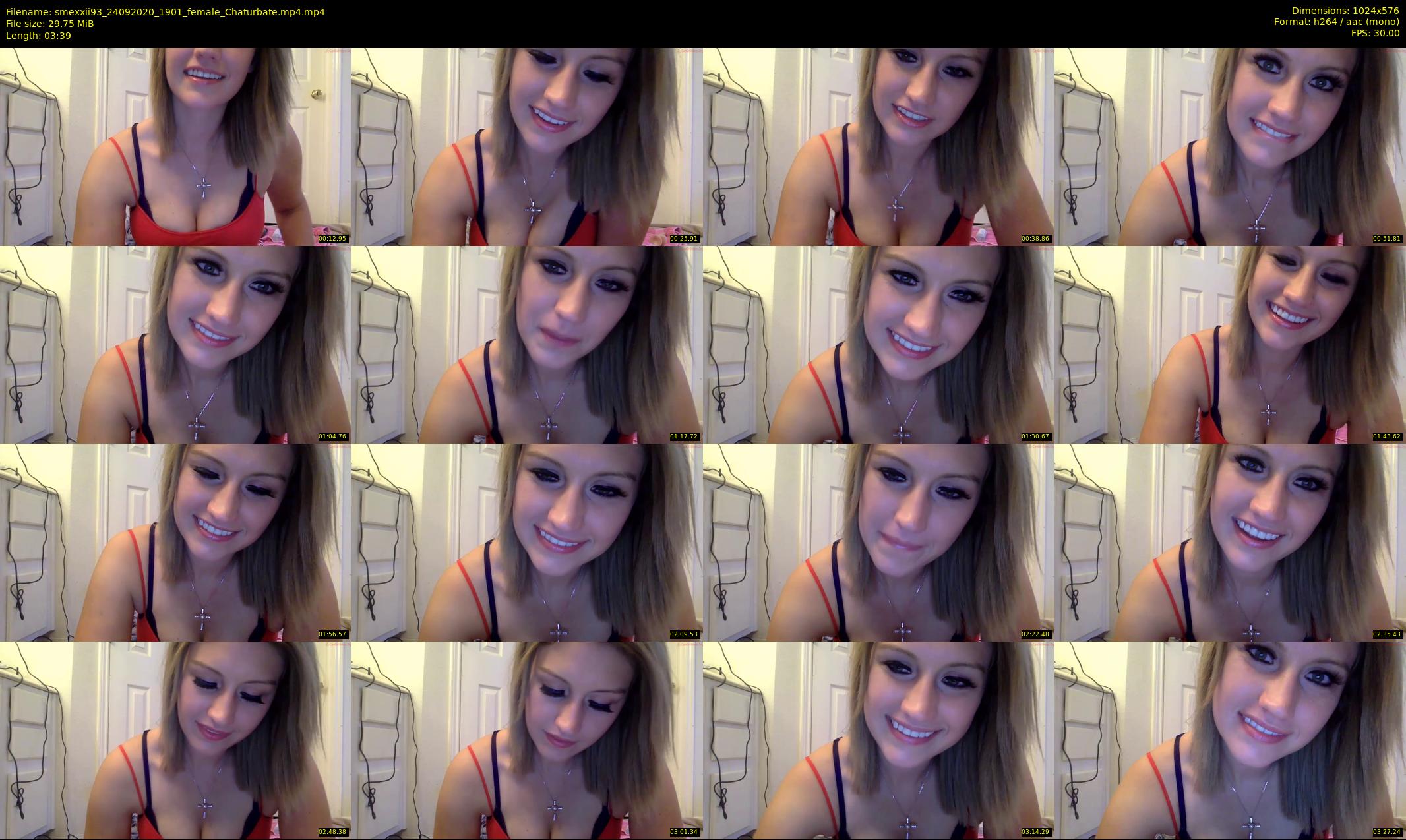 smexxii93 — 4 minute Chaturbate female cam show recording, 480p, Sep 24, 2020