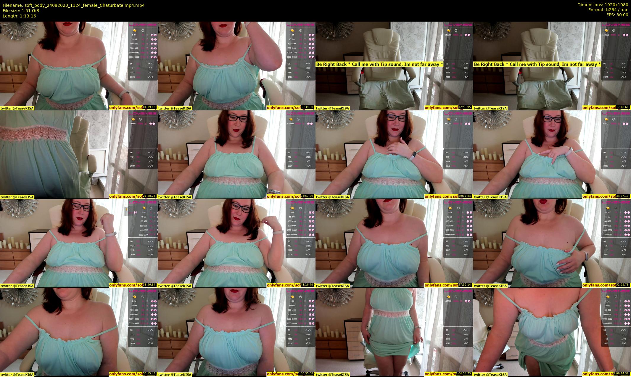 soft_body — 74 minute Chaturbate female cam show recording, 1080p, Sep 24, 2020
