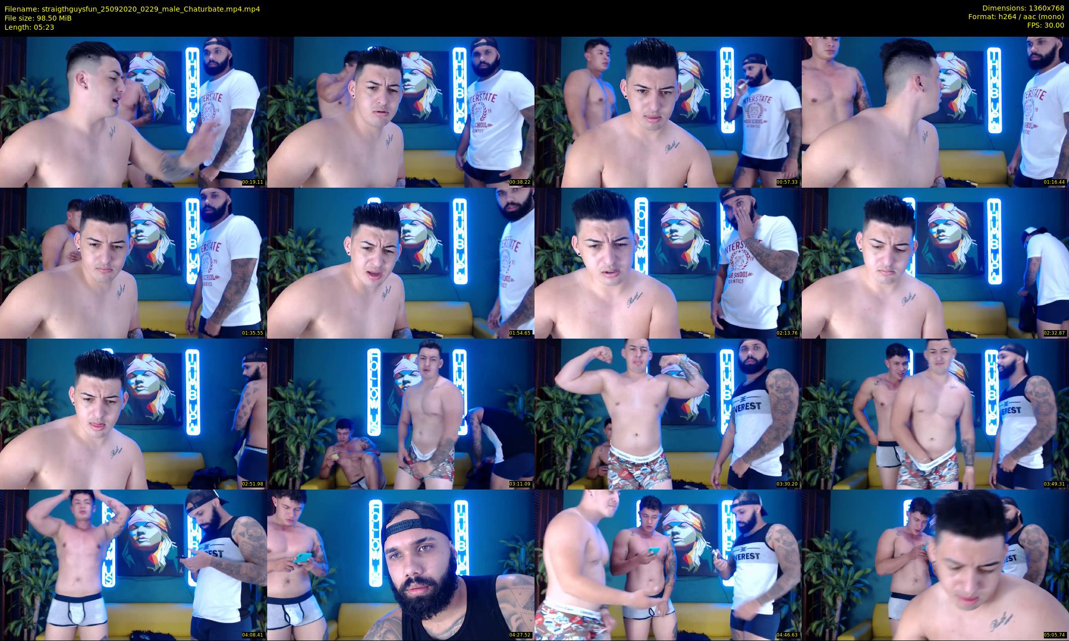 straigthguysfun — 6 minute Chaturbate male cam show recording, 720p, Sep 25, 2020