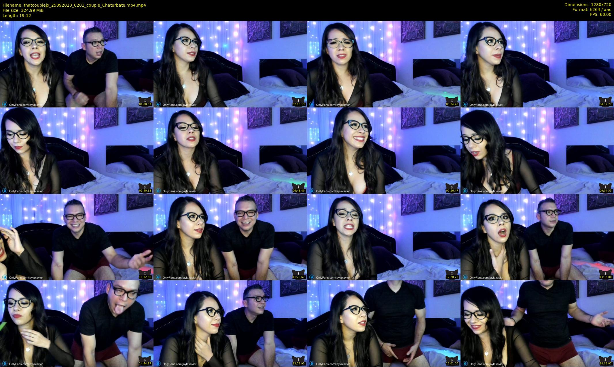 thatcouplejx — 20 minute Chaturbate couple cam show recording, 720p, Sep 25, 2020