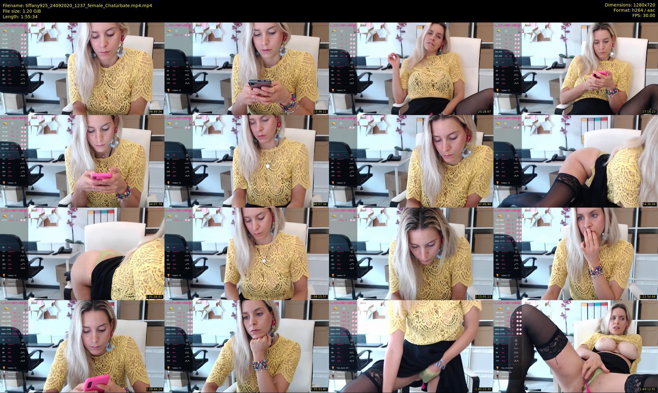 tiffany925 — 116 minute Chaturbate female cam show recording, 720p, Sep 24, 2020