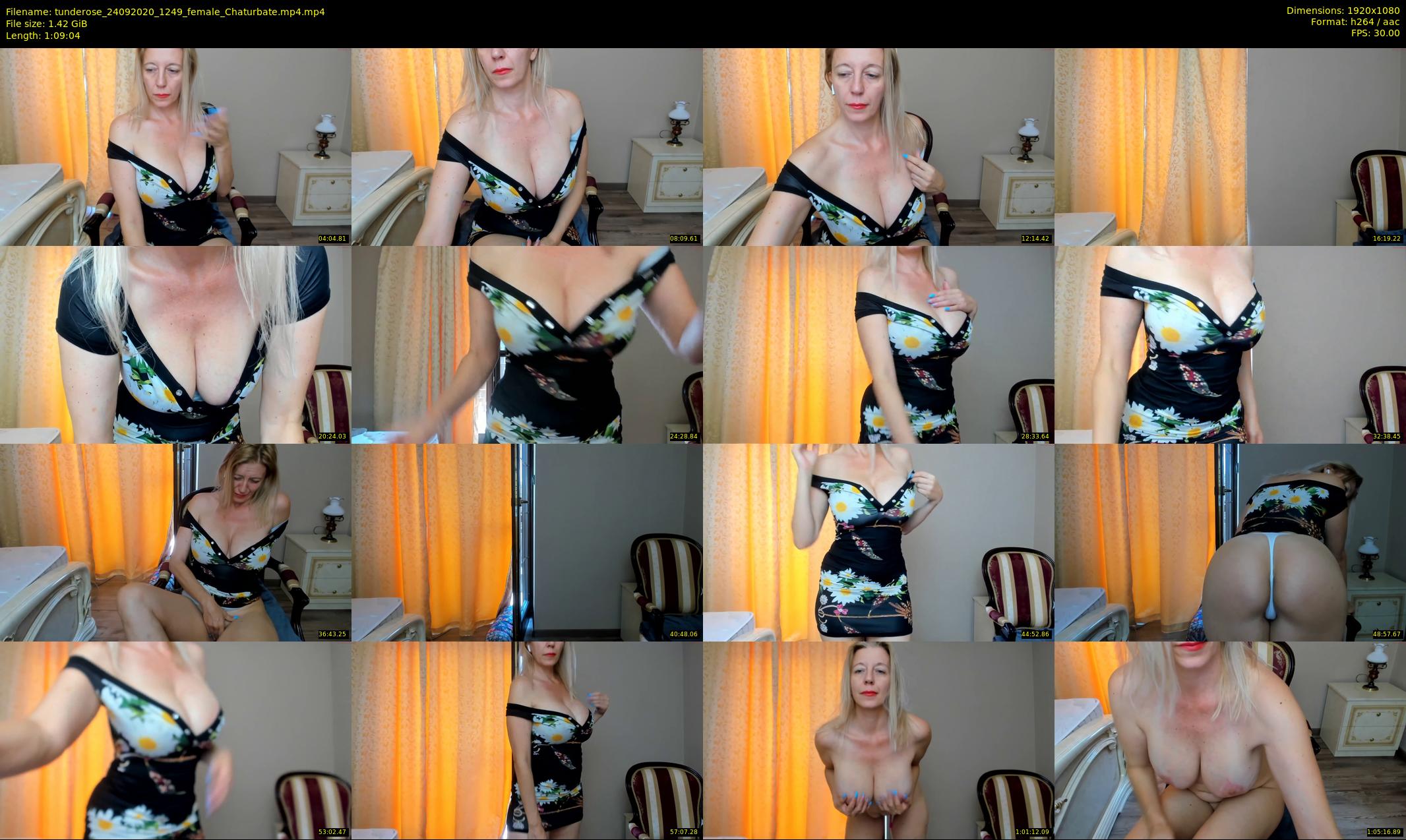 tunderose — 70 minute Chaturbate female cam show recording, 1080p, Sep 24, 2020