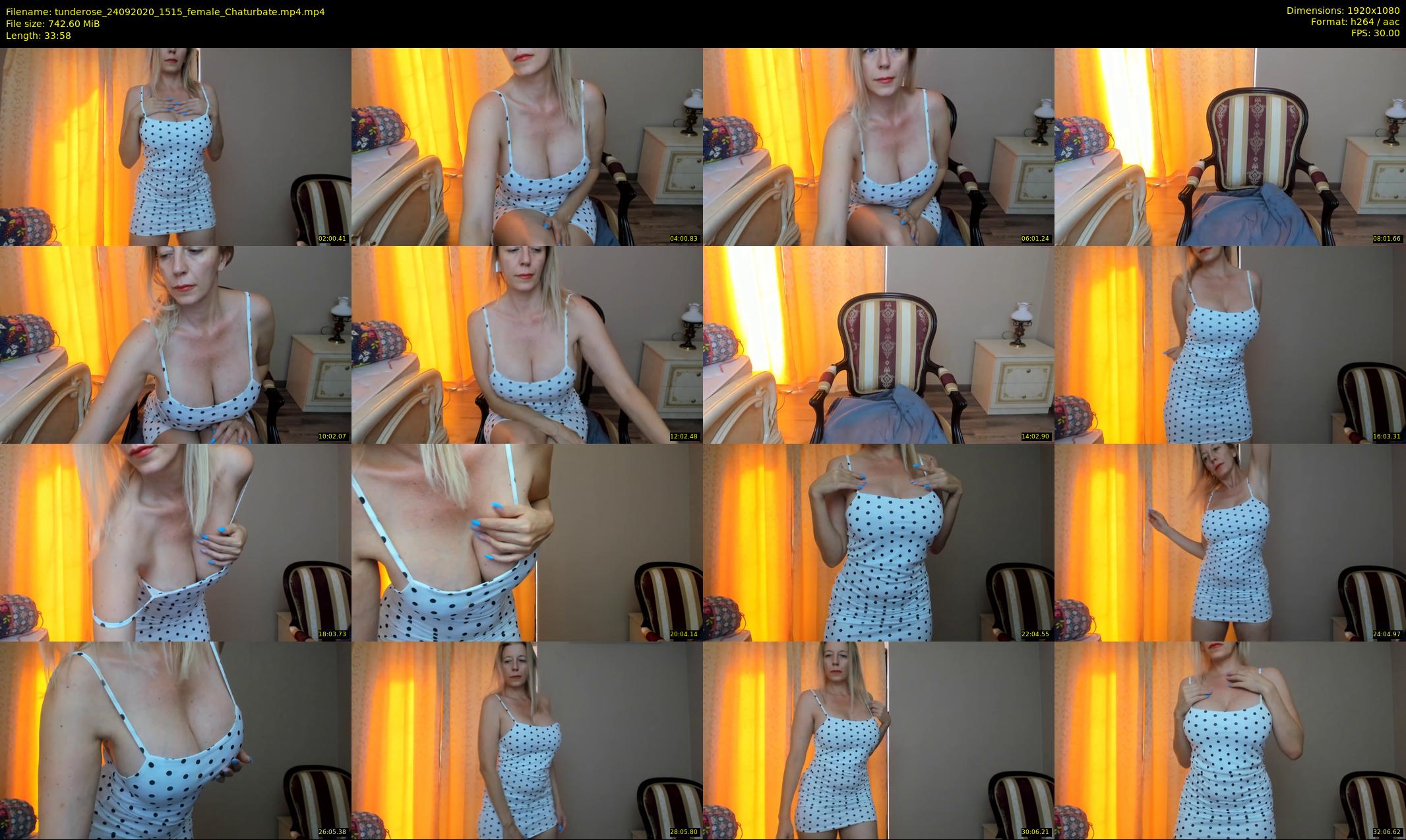 tunderose — 34 minute Chaturbate female cam show recording, 1080p, Sep 24, 2020
