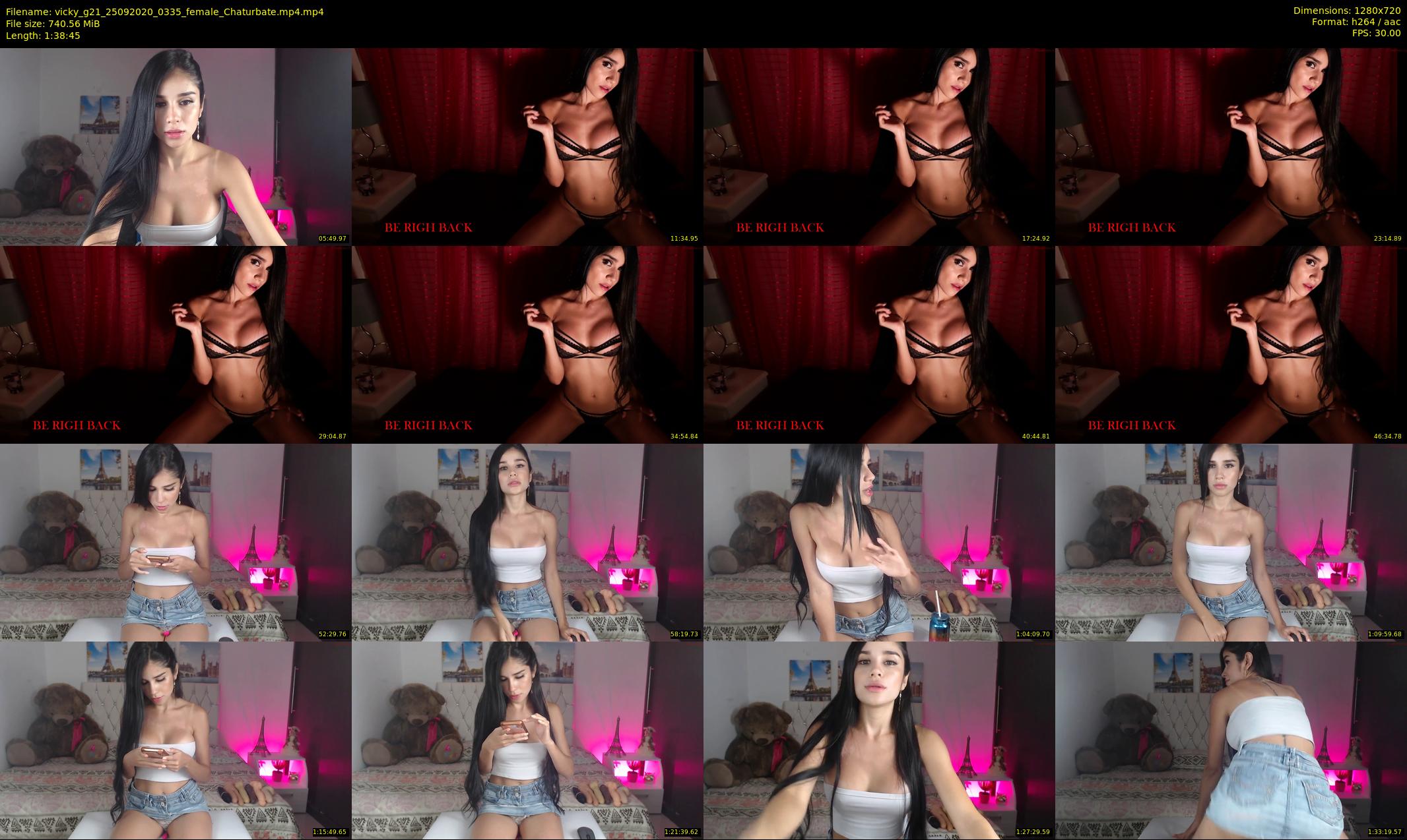 vicky_g21 — 99 minute Chaturbate female cam show recording, 720p, Sep 25, 2020