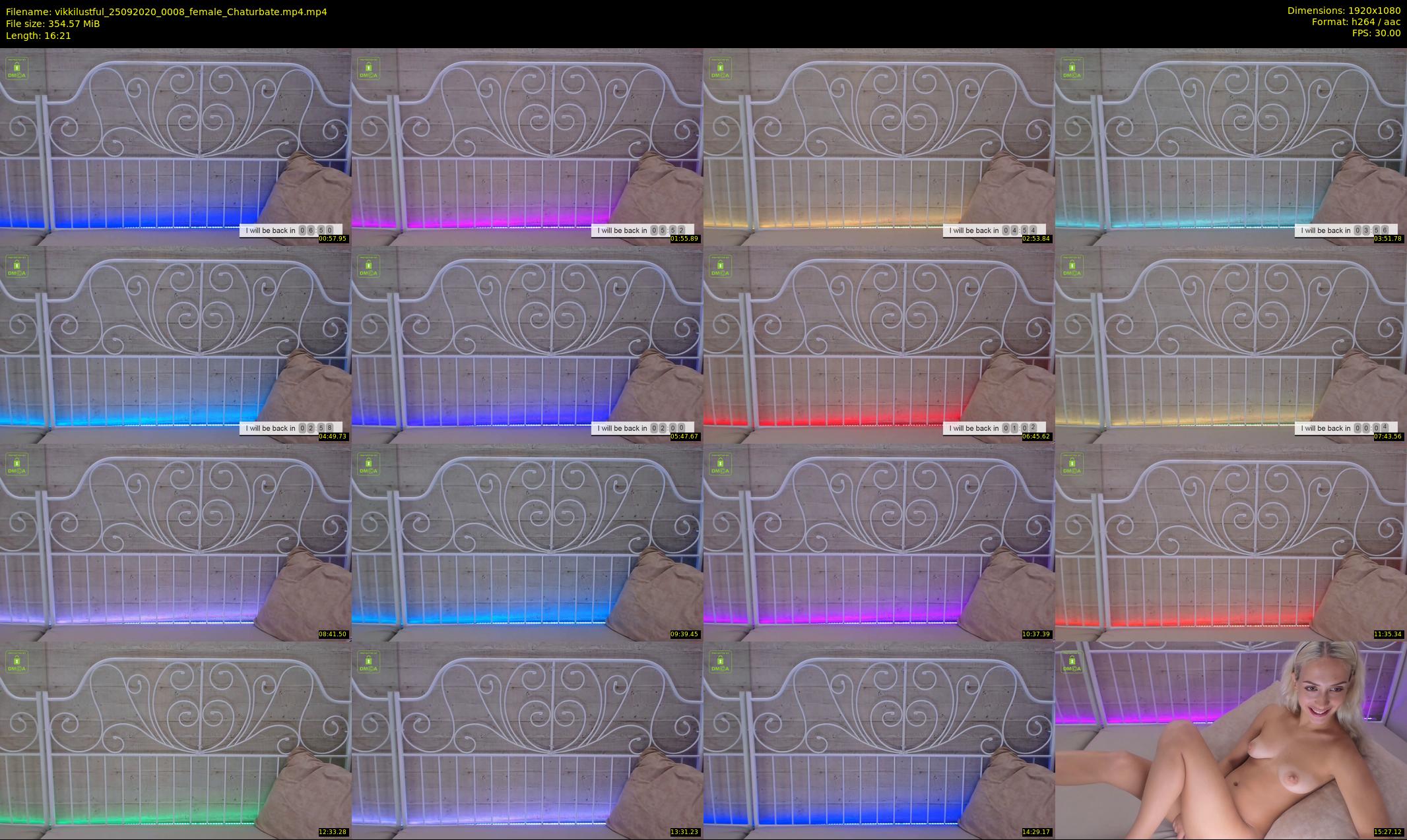 vikkilustful — 17 minute Chaturbate female cam show recording, 1080p, Sep 25, 2020