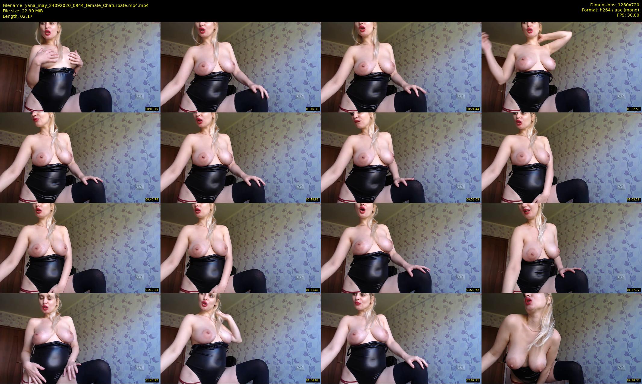 yana_may — 3 minute Chaturbate female cam show recording, 720p, Sep 24, 2020