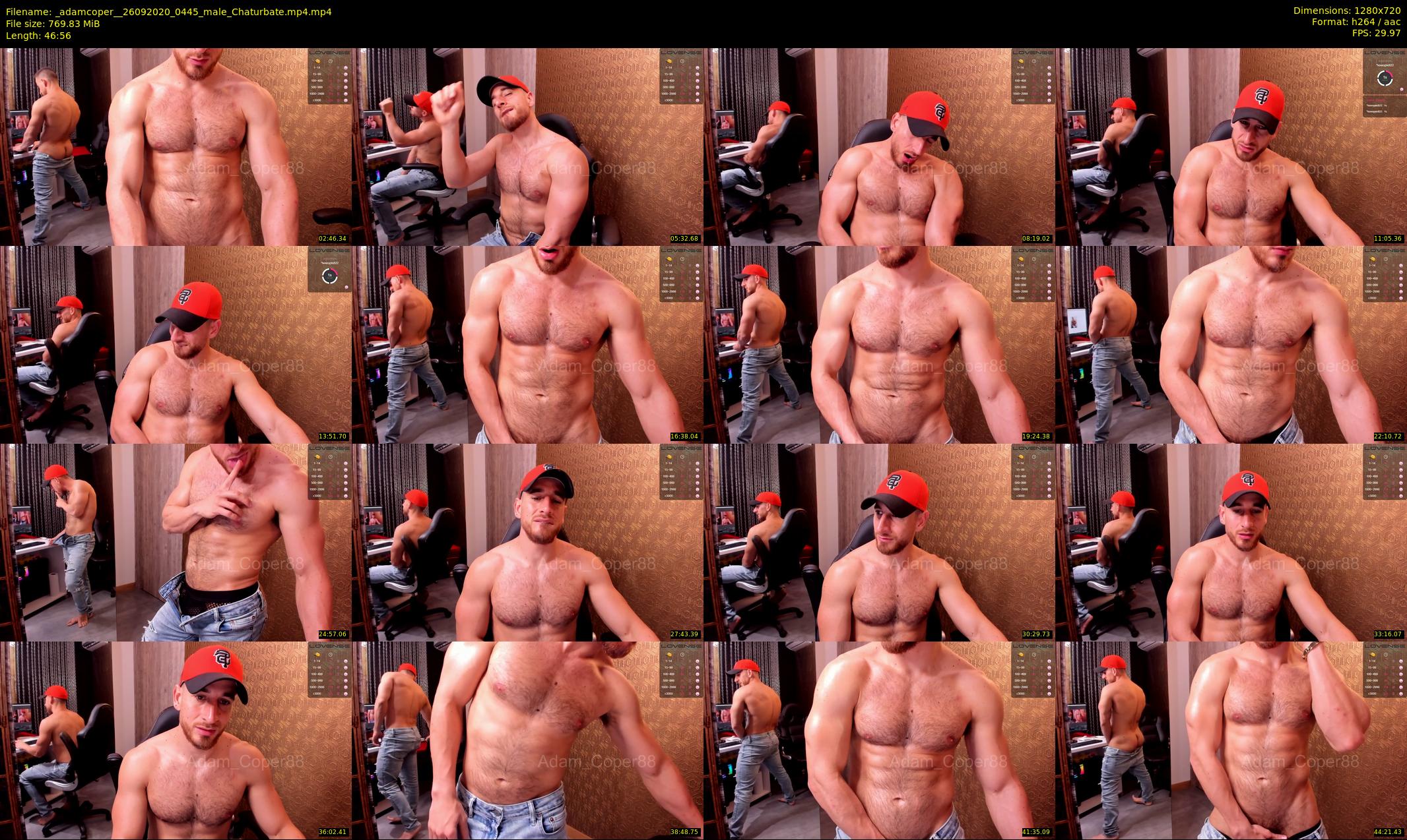 _adamcoper_ — 47 minute Chaturbate male cam show recording, 720p, Sep 26, 2020