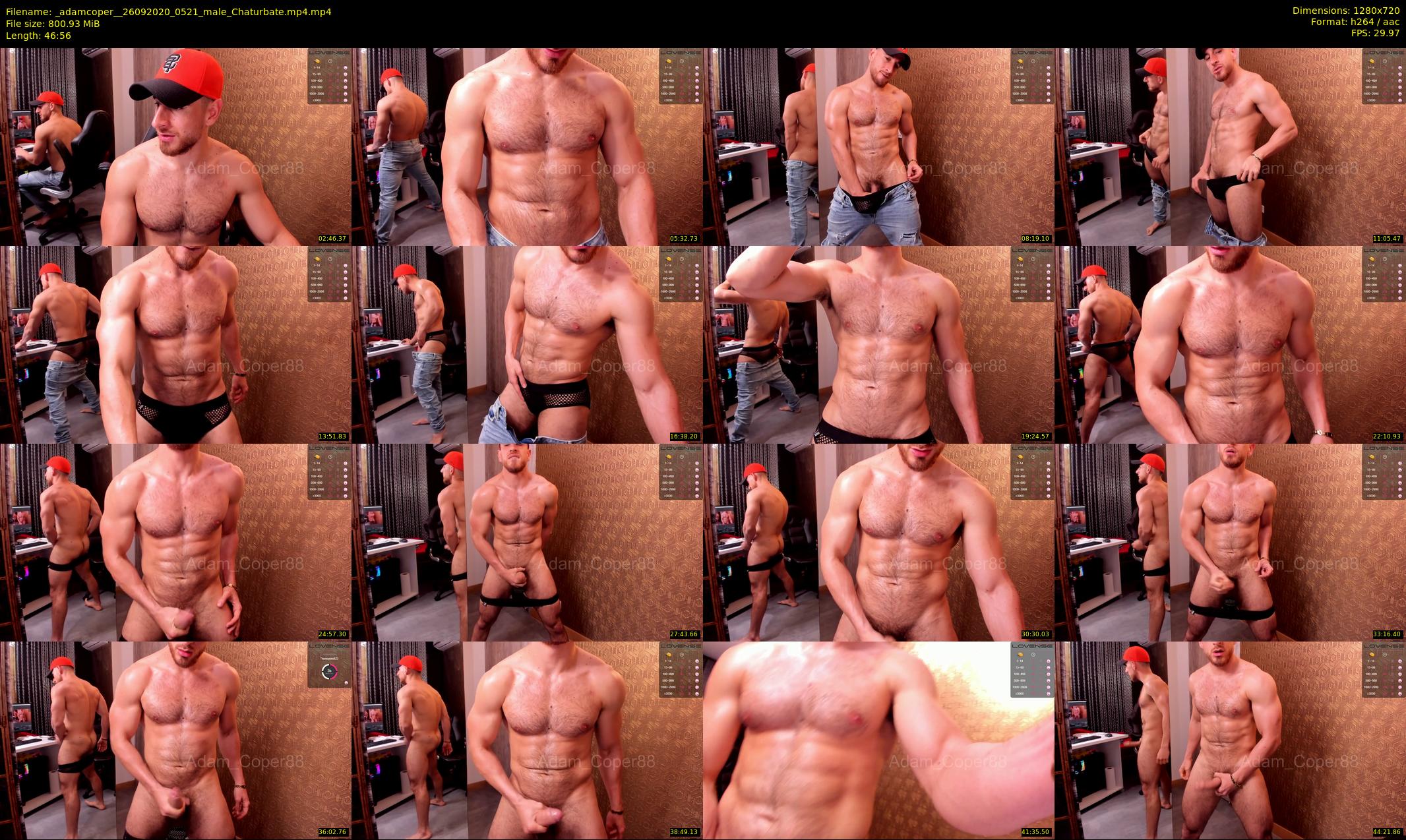 _adamcoper_ — 47 minute Chaturbate male cam show recording, 720p, Sep 26, 2020
