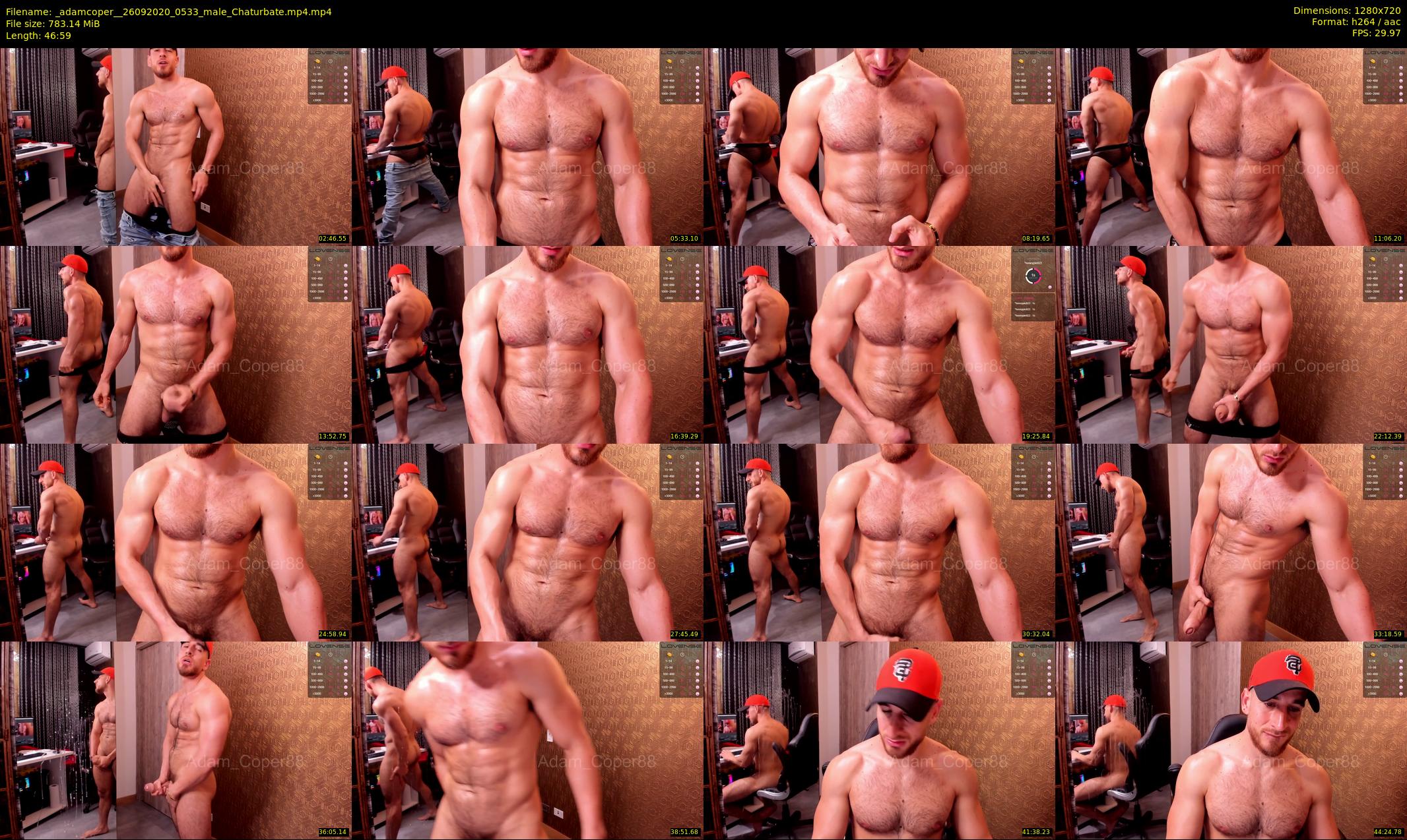 _adamcoper_ — 47 minute Chaturbate male cam show recording, 720p, Sep 26, 2020