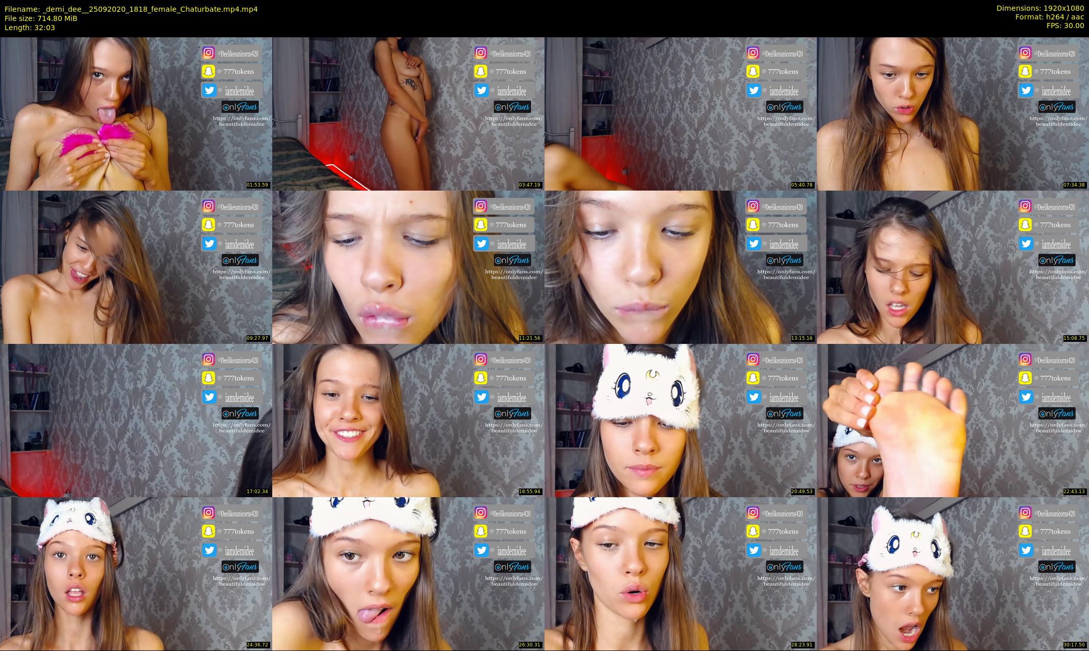 _demi_dee_ — 33 minute Chaturbate female cam show recording, 1080p, Sep 25, 2020