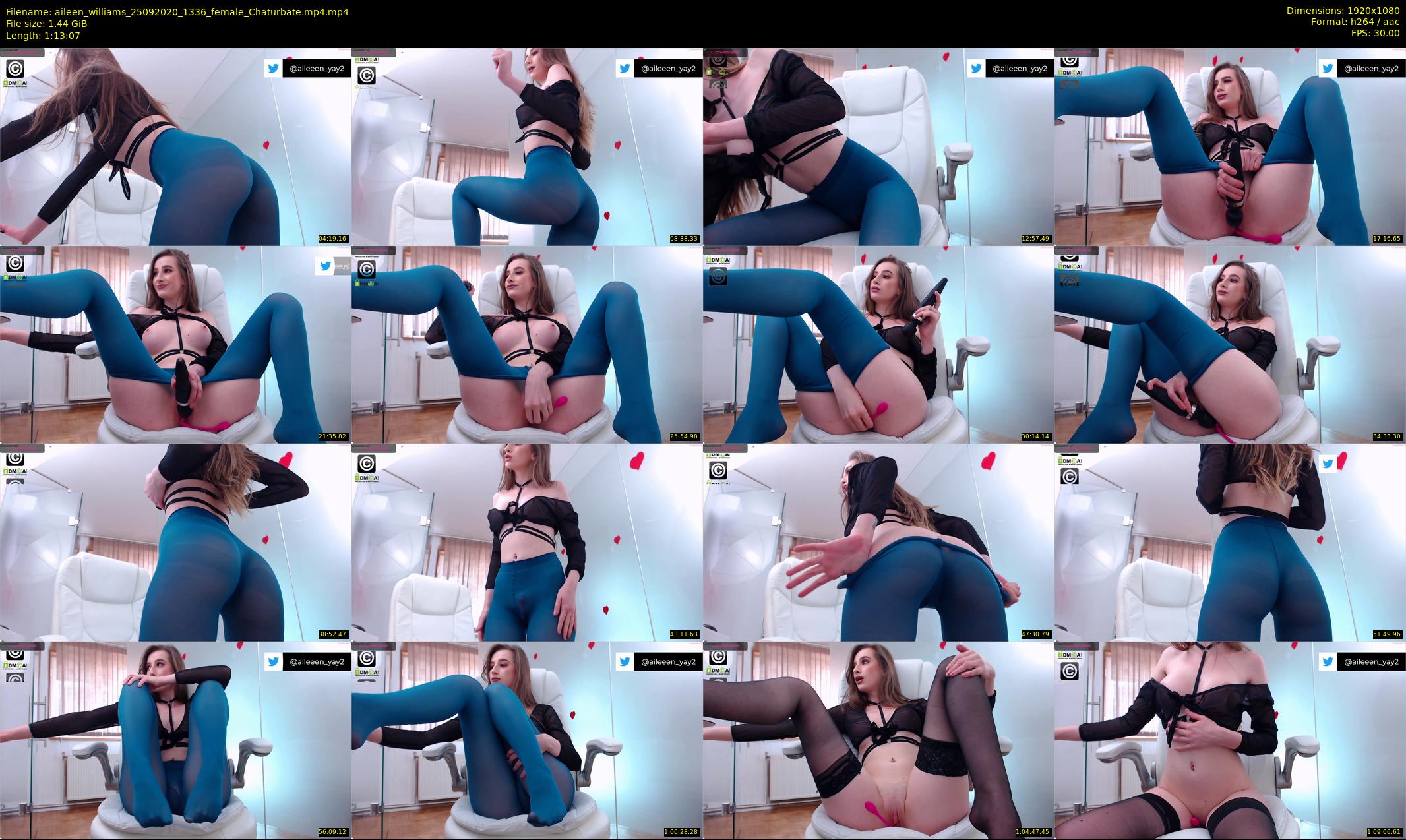 aileen_williams — 74 minute Chaturbate female cam show recording, 1080p, Sep 25, 2020