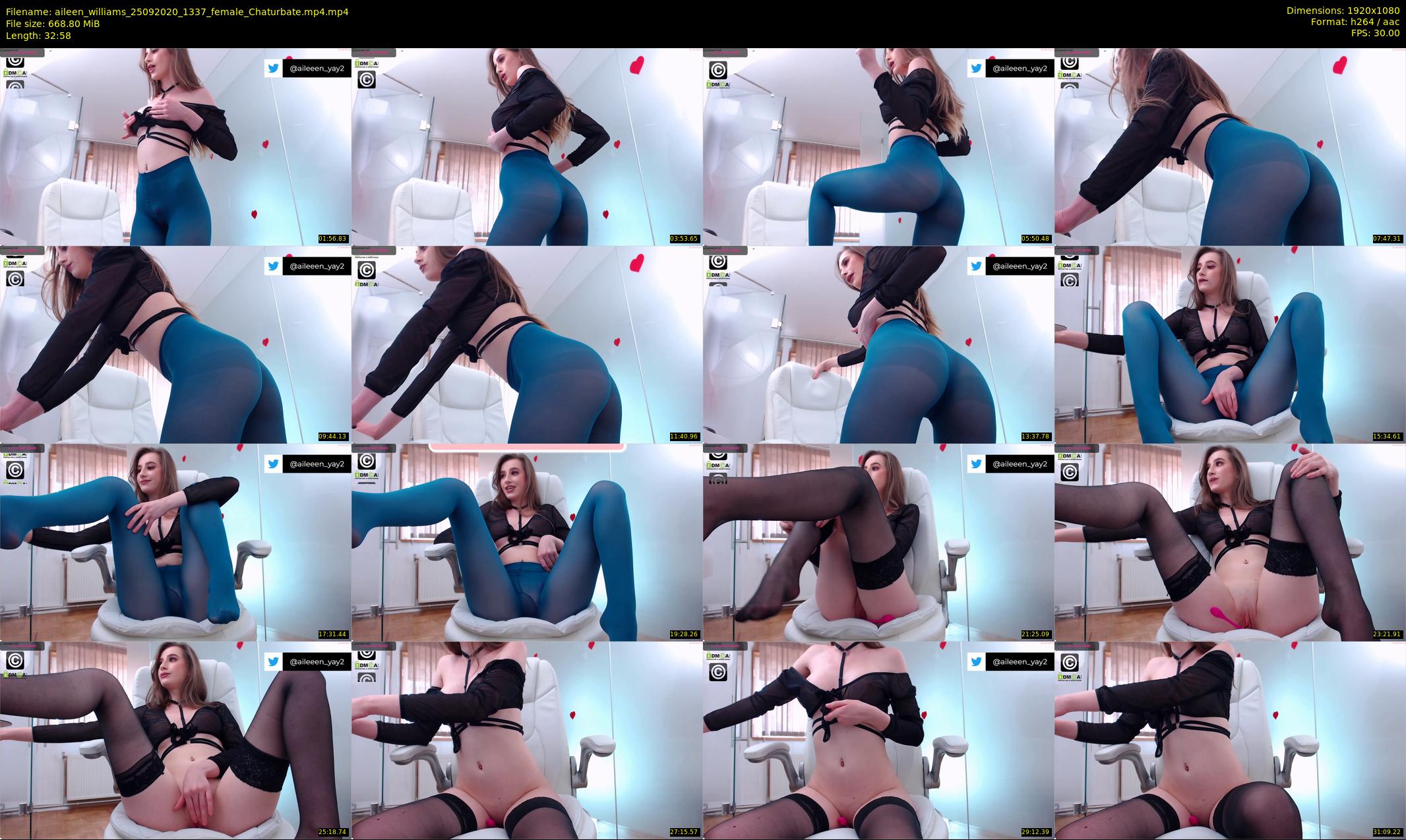 aileen_williams — 33 minute Chaturbate female cam show recording, 1080p, Sep 25, 2020