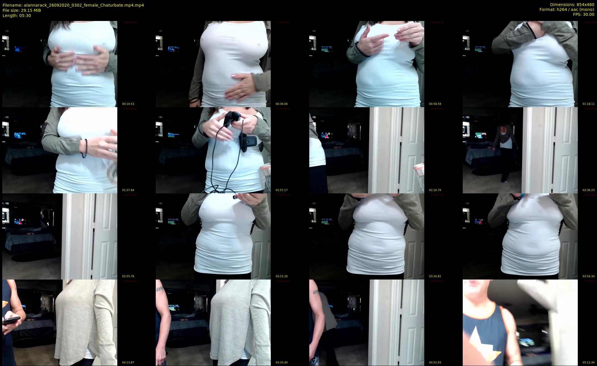 alannarack — 6 minute Chaturbate female cam show recording, 480p, Sep 26, 2020