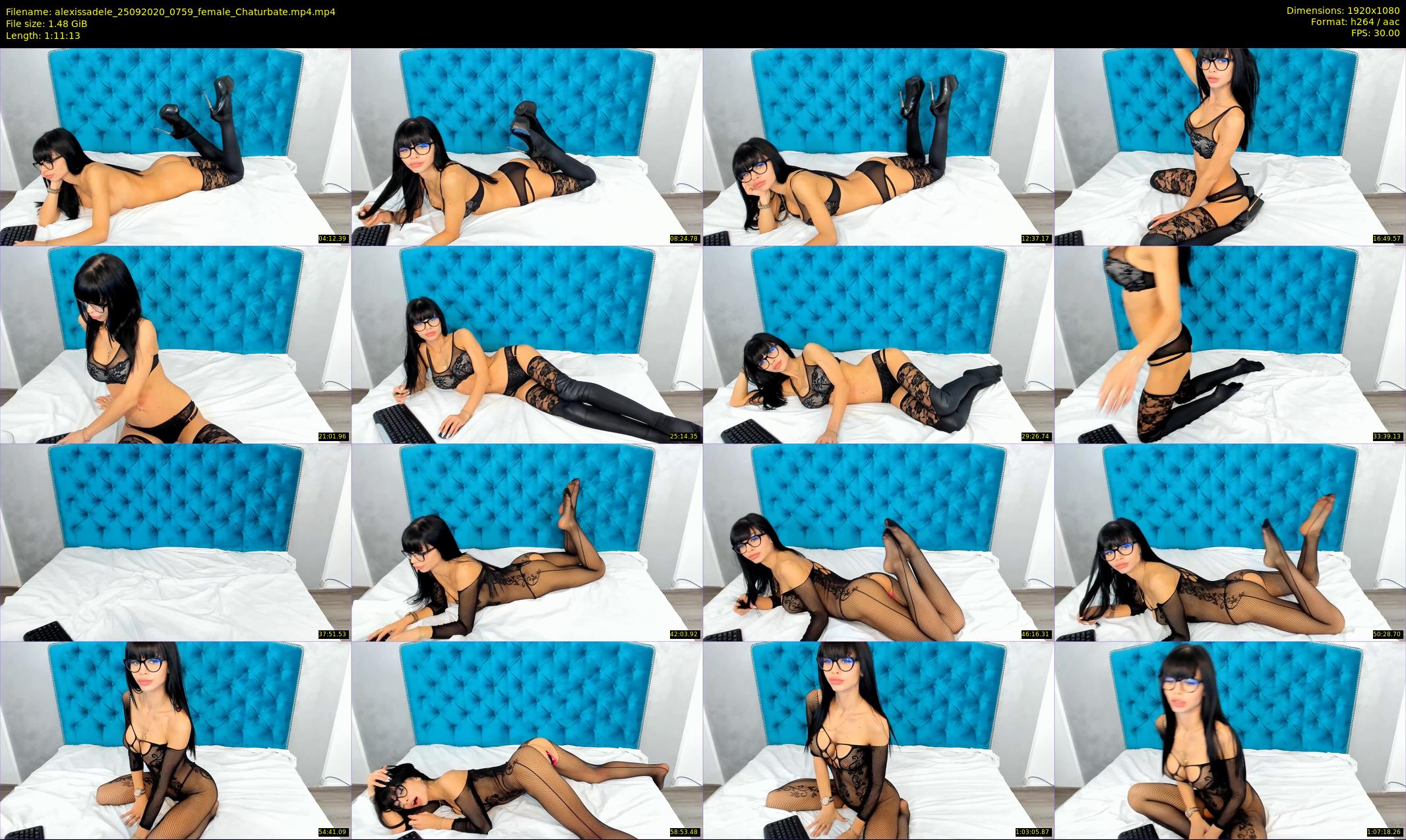 alexissadele — 72 minute Chaturbate female cam show recording, 1080p, Sep 25, 2020