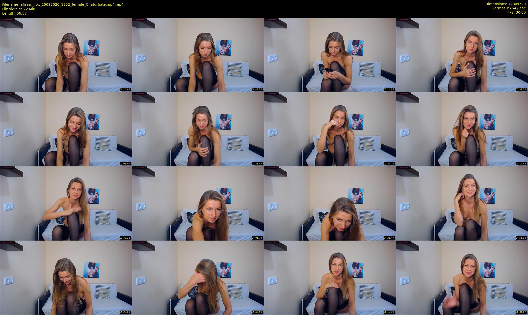 alisaa__fox — 7 minute Chaturbate female cam show recording, 720p, Sep 25, 2020