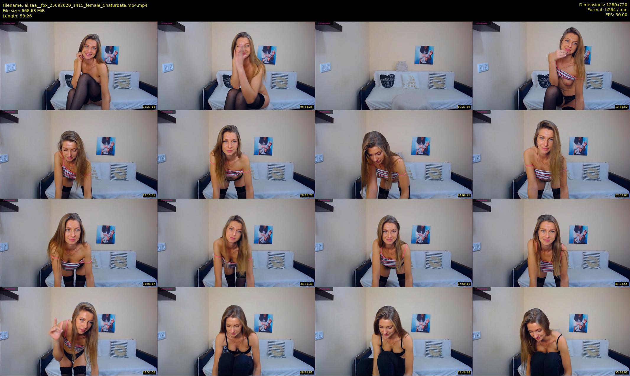 alisaa__fox — 59 minute Chaturbate female cam show recording, 720p, Sep 25, 2020