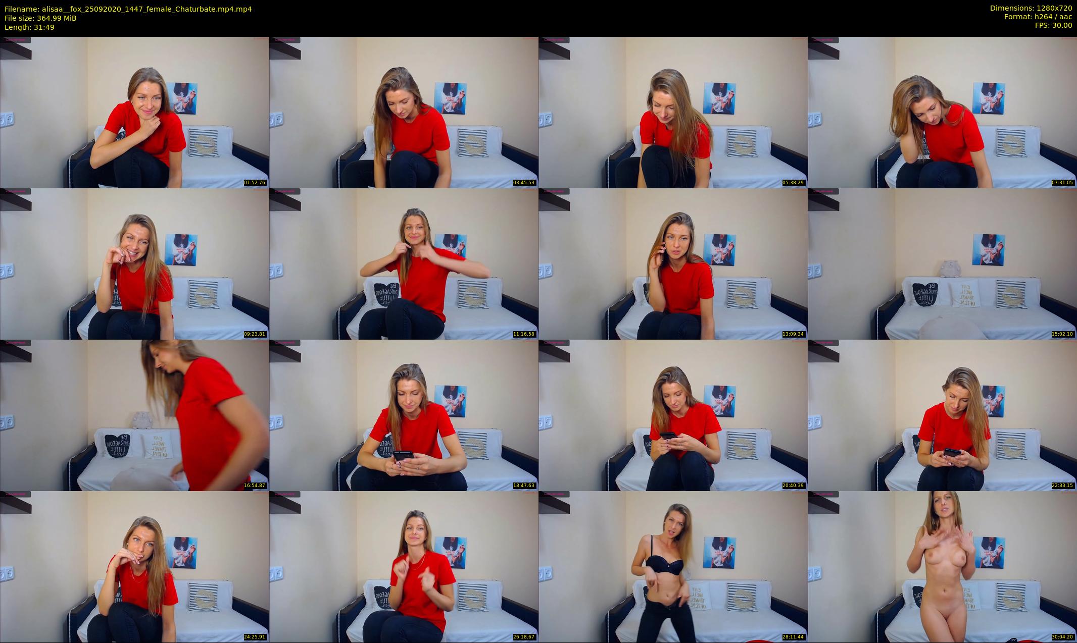 alisaa__fox — 32 minute Chaturbate female cam show recording, 720p, Sep 25, 2020