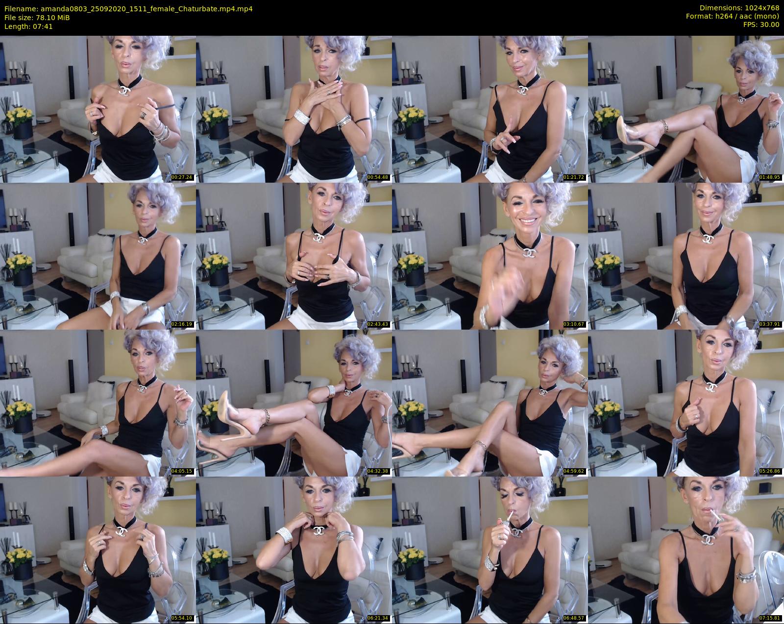 amanda0803 — 8 minute Chaturbate female cam show recording, 720p, Sep 25, 2020
