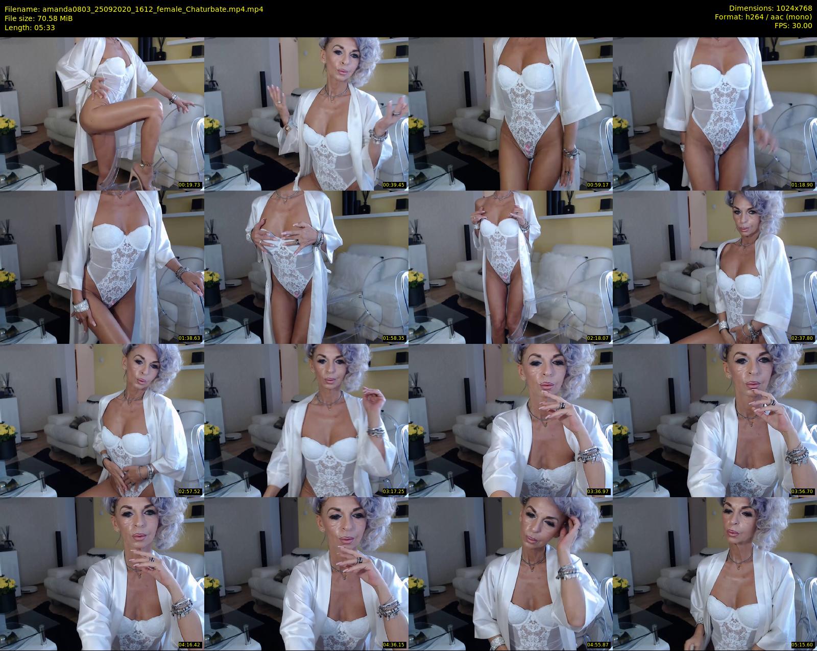 amanda0803 — 6 minute Chaturbate female cam show recording, 720p, Sep 25, 2020