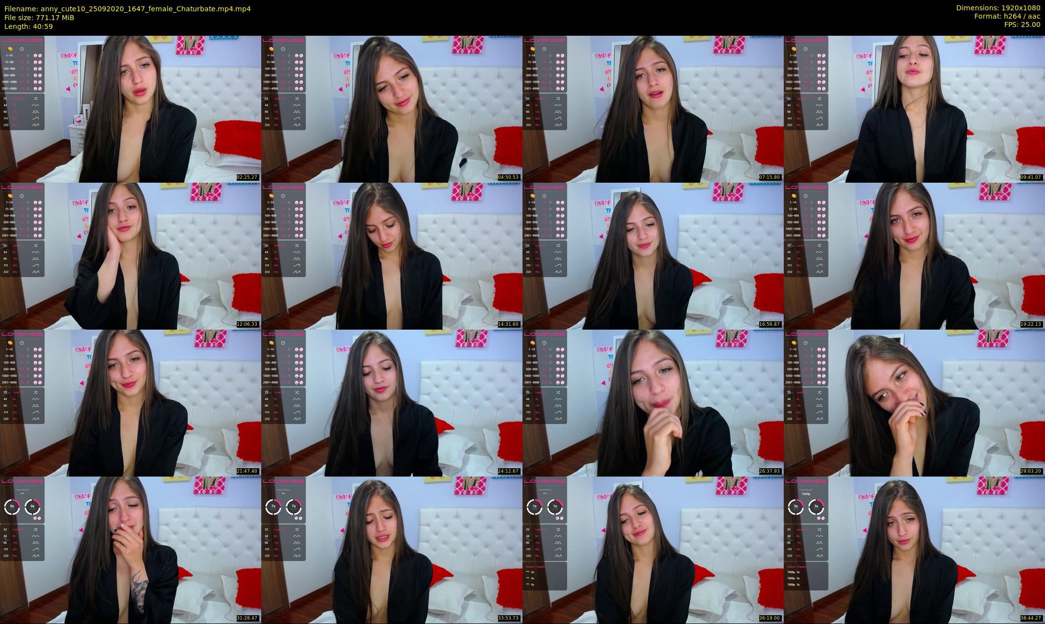 anny_cute10 — 41 minute Chaturbate female cam show recording, 1080p, Sep 25, 2020