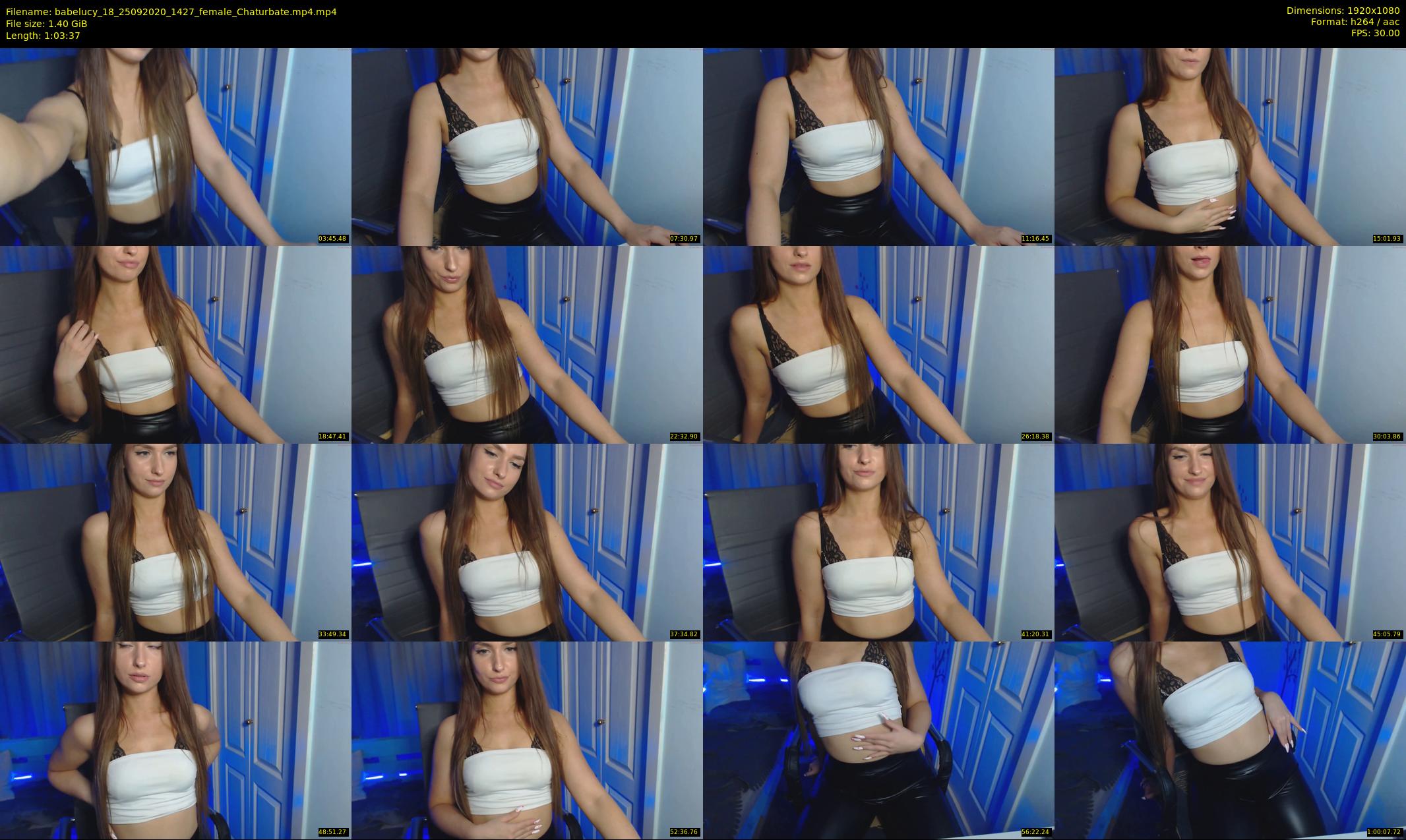 babelucy_18 — 64 minute Chaturbate female cam show recording, 1080p, Sep 25, 2020