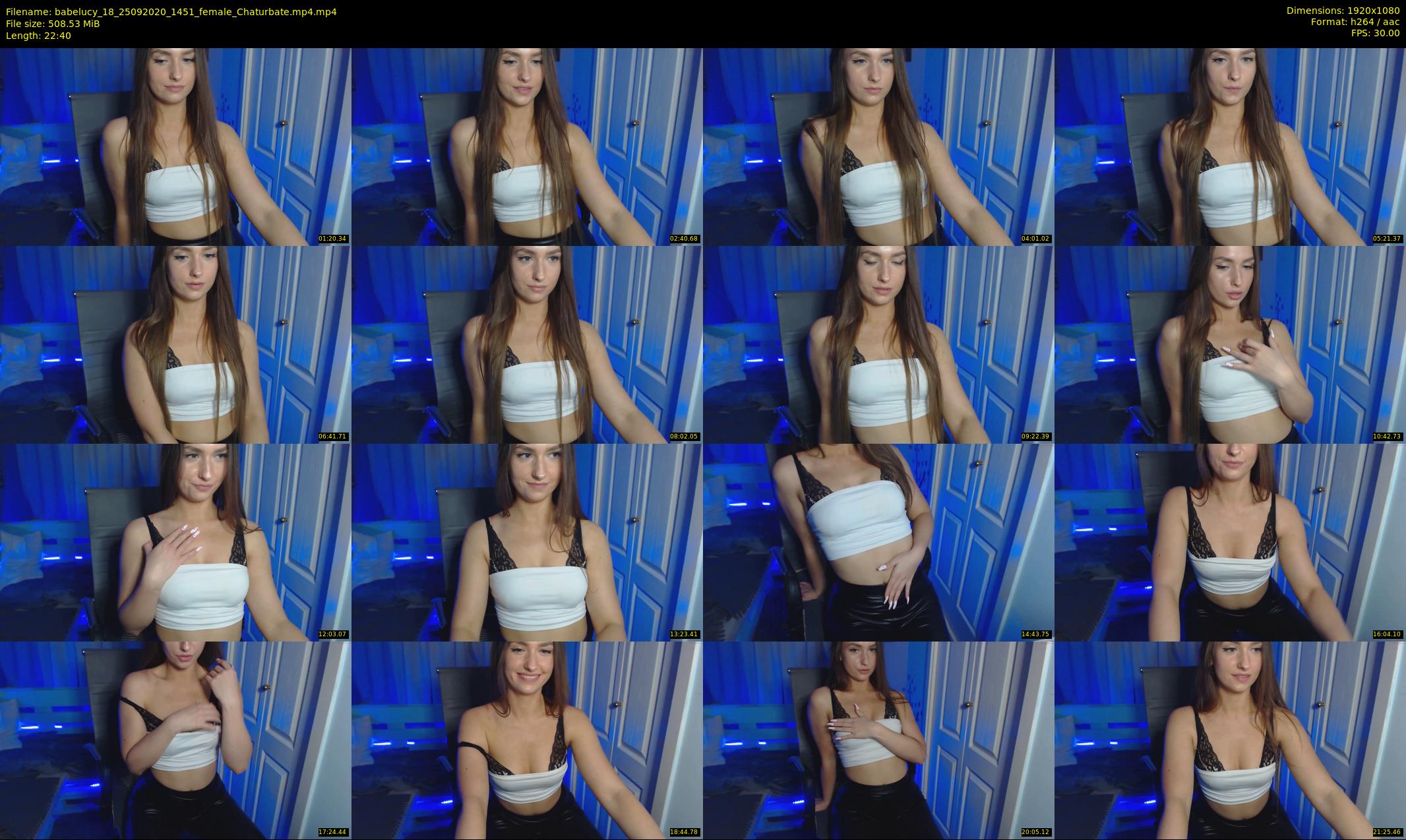 babelucy_18 — 23 minute Chaturbate female cam show recording, 1080p, Sep 25, 2020